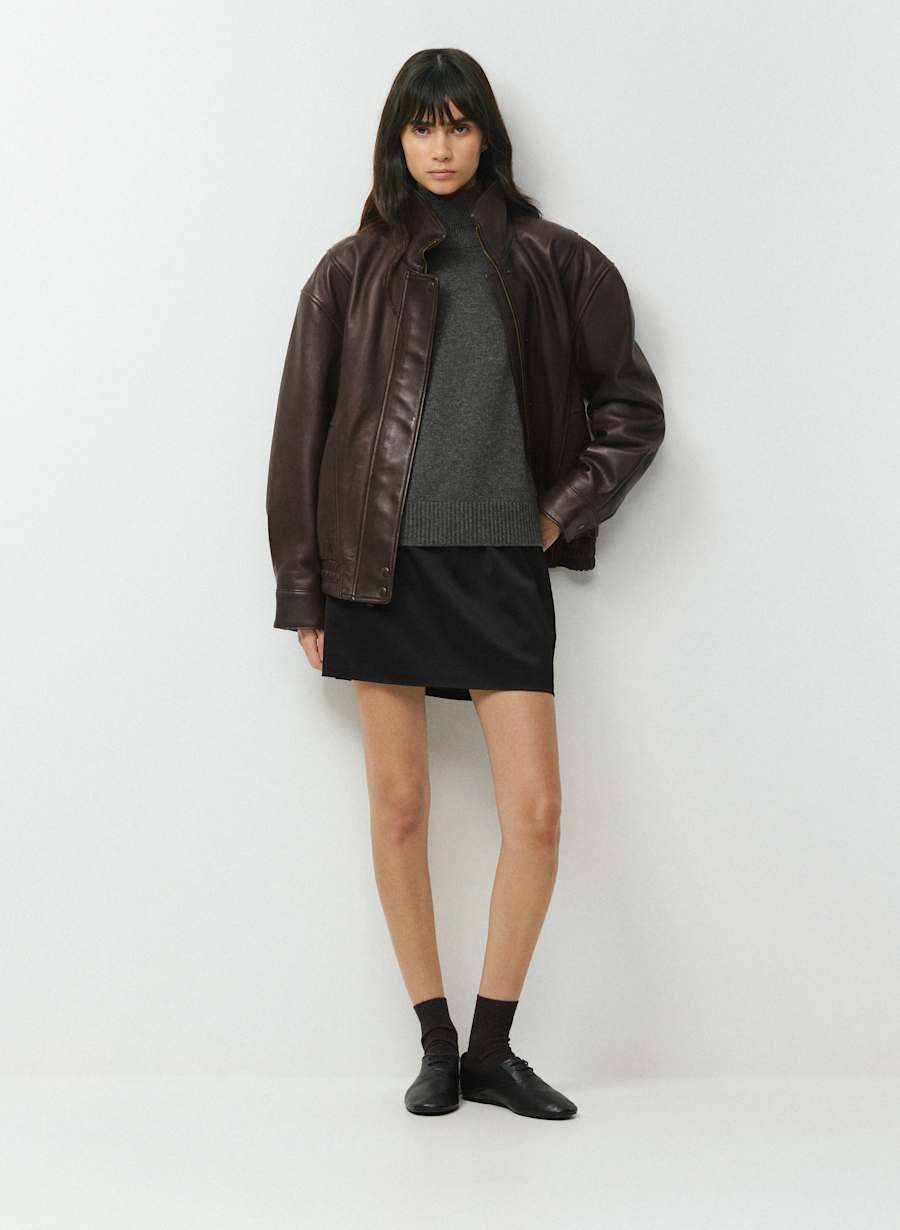Belonging Satin Skirt by Aritzia