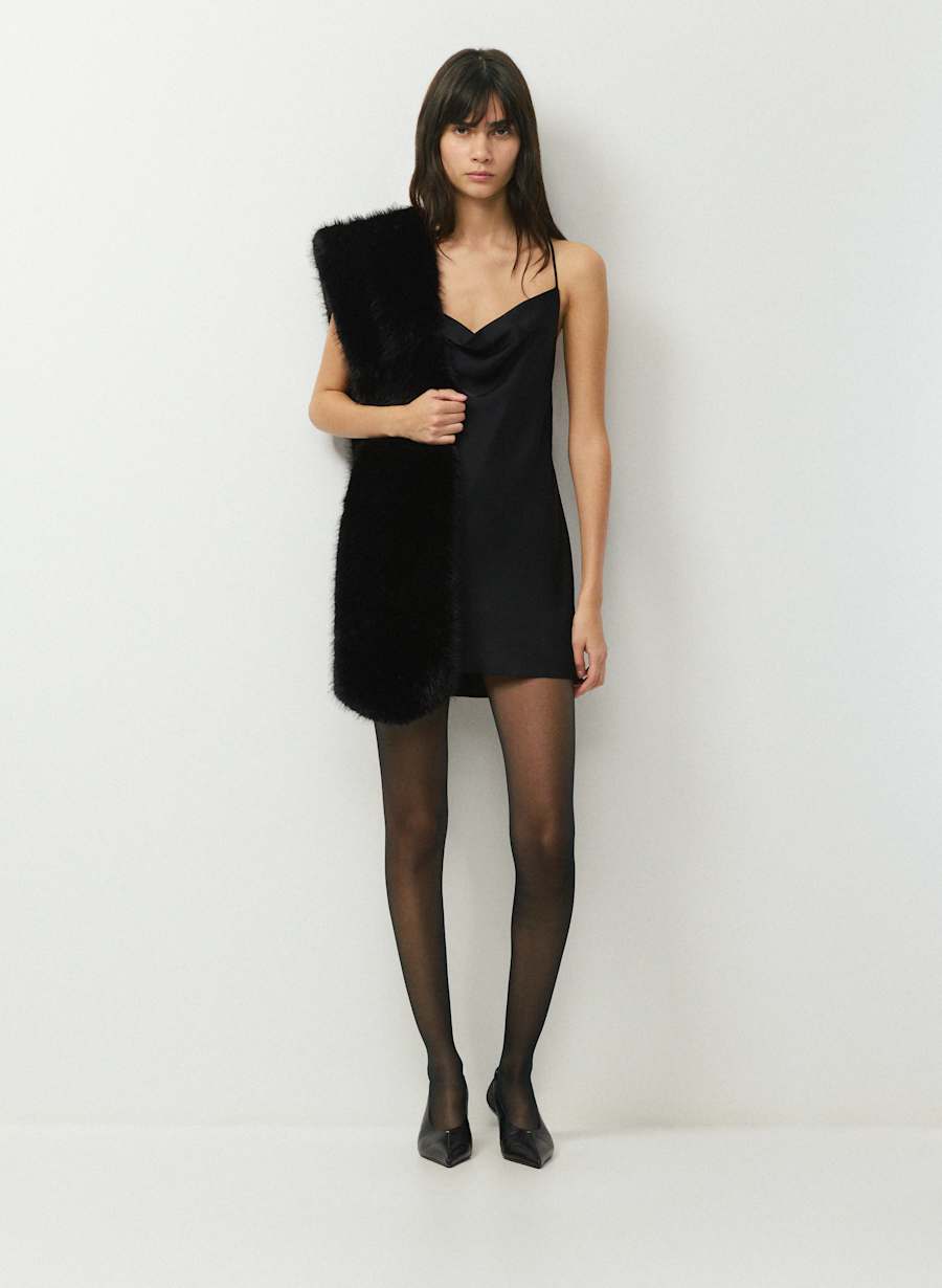 Spontaneity Satin Dress by Aritzia