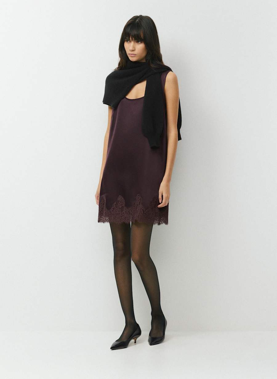 Flicker Satin Dress by Aritzia