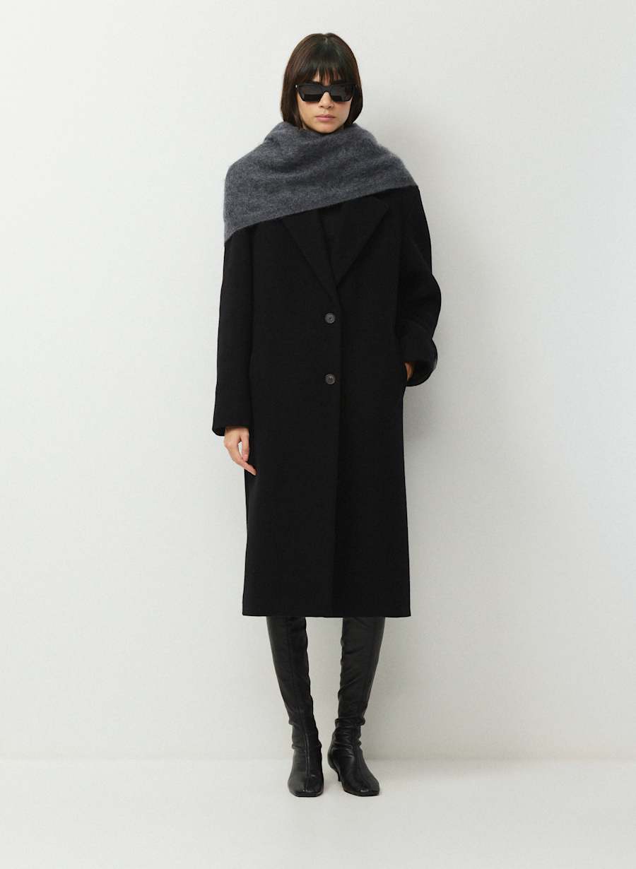Brushed Wool Cashmere Key Large Scarf by Aritzia