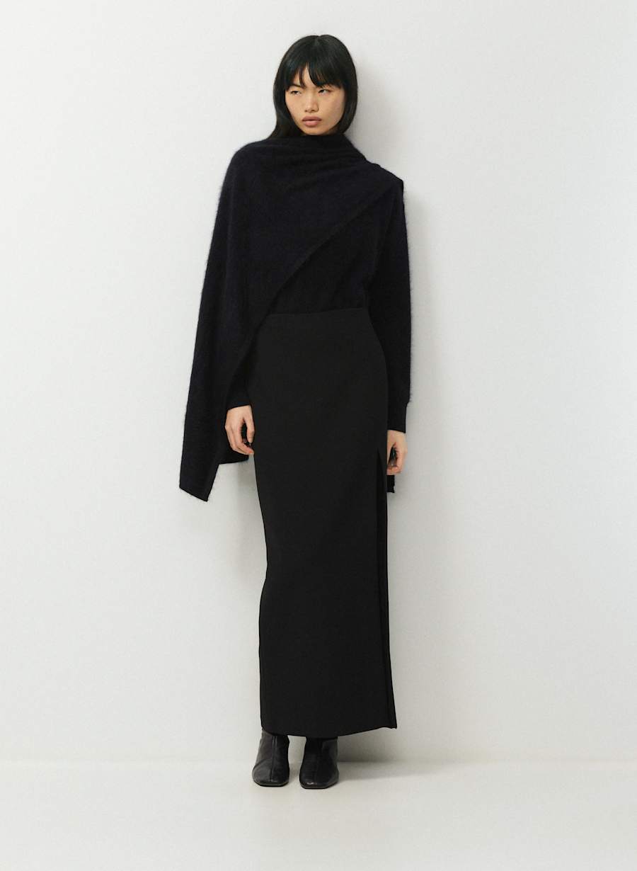 Brushed Wool Cashmere Millennia Large Scarf by Aritzia