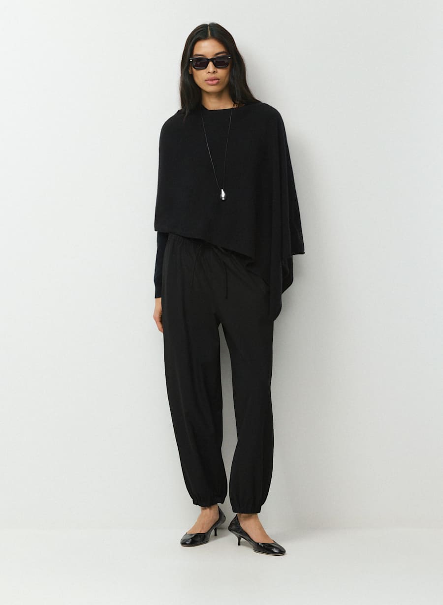 Bare Cashmere Baroness Poncho by Aritzia