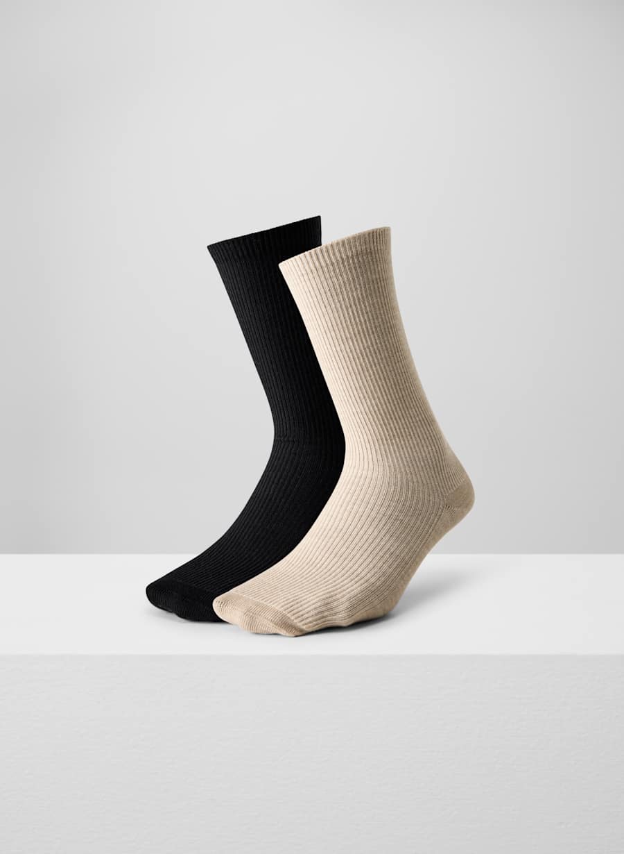 Daily Rib Crew Sock 2-Pack - With Merino Wool by Aritzia