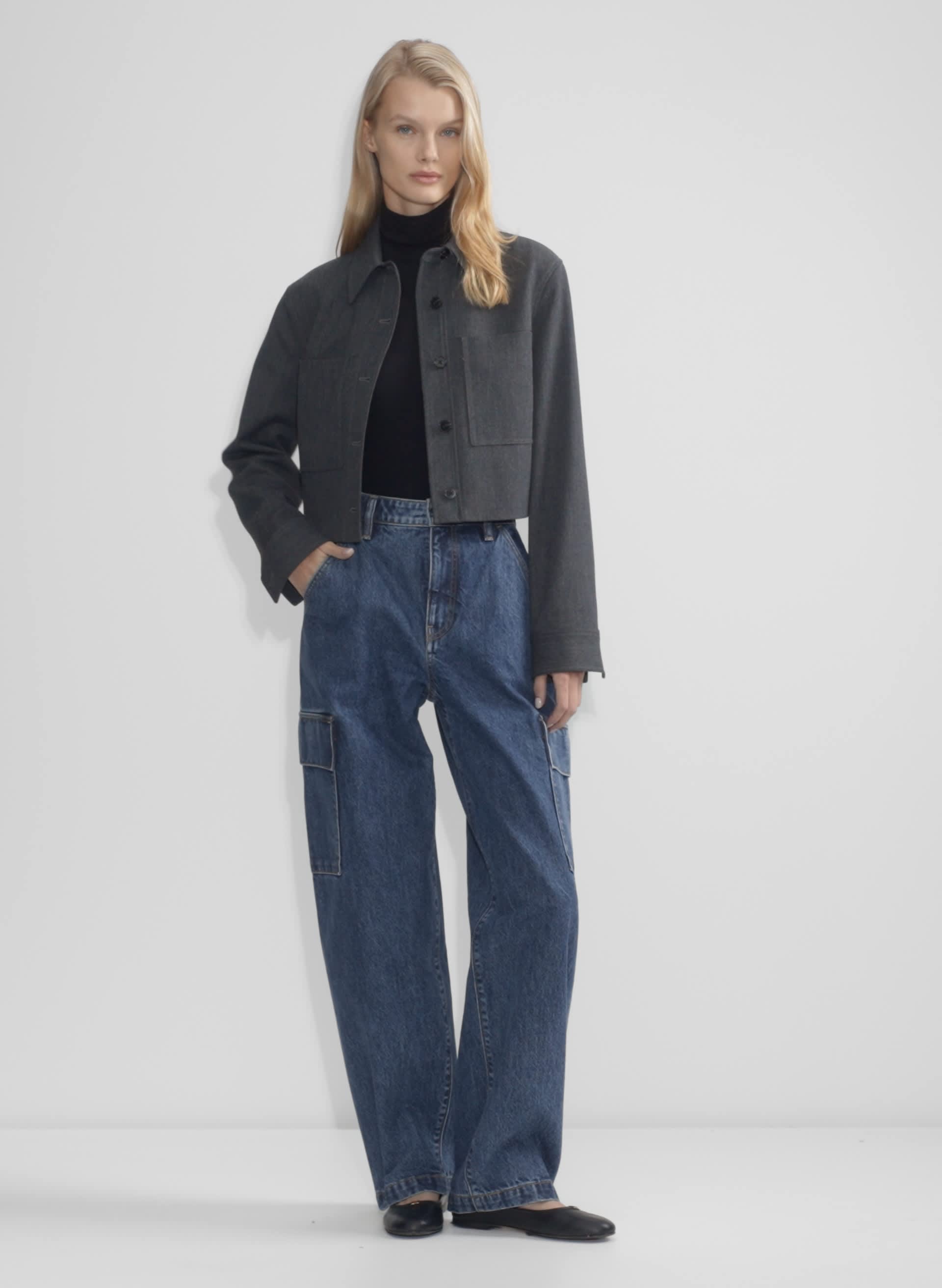 Wilfred STRUT WIDE CARGO JEAN | Aritzia US