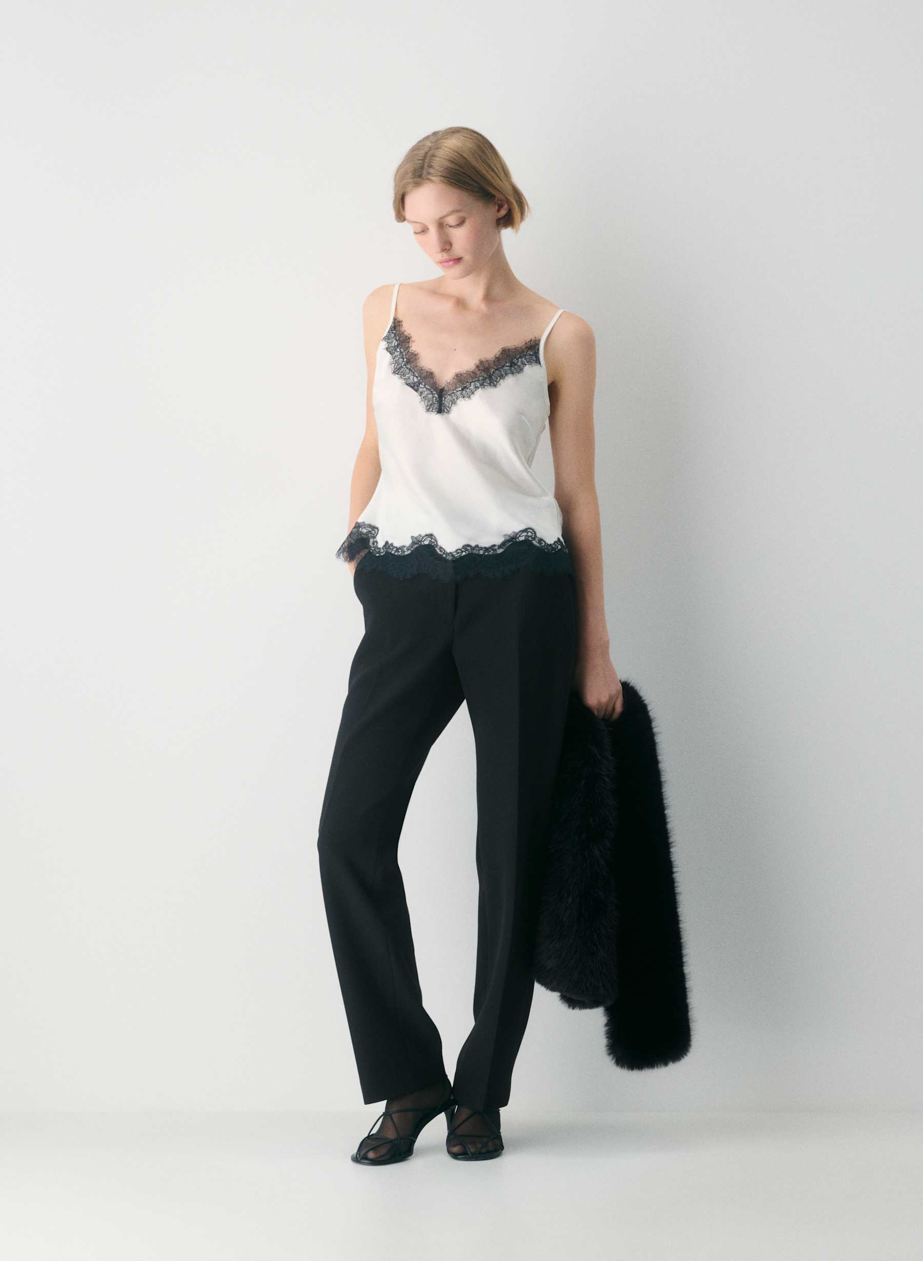 Wilfred Motif Satin Camisole — photo 1