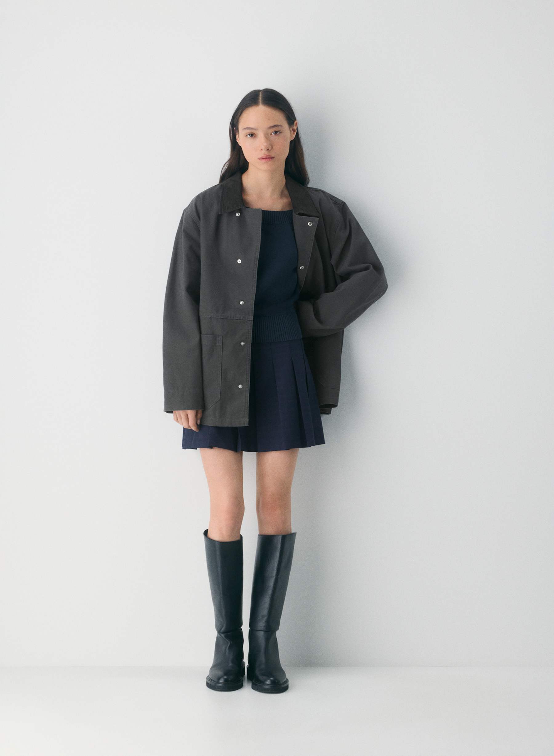 Sunday Best Olive Micro Skirt — photo 1