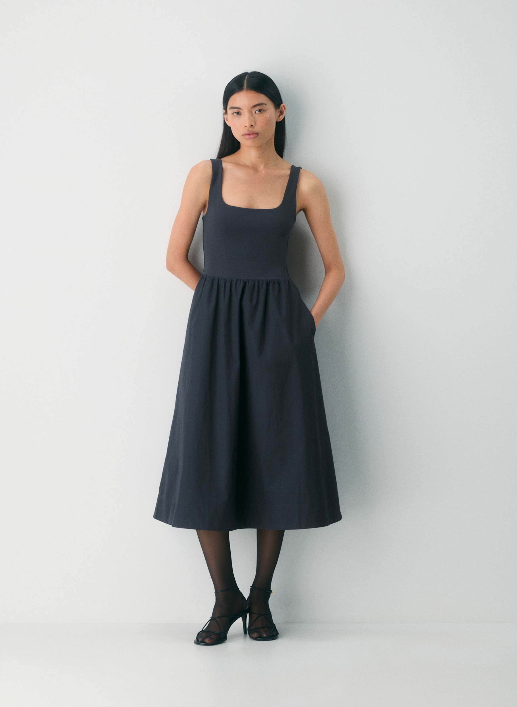 Babaton Revive Poplin Dress — photo 1