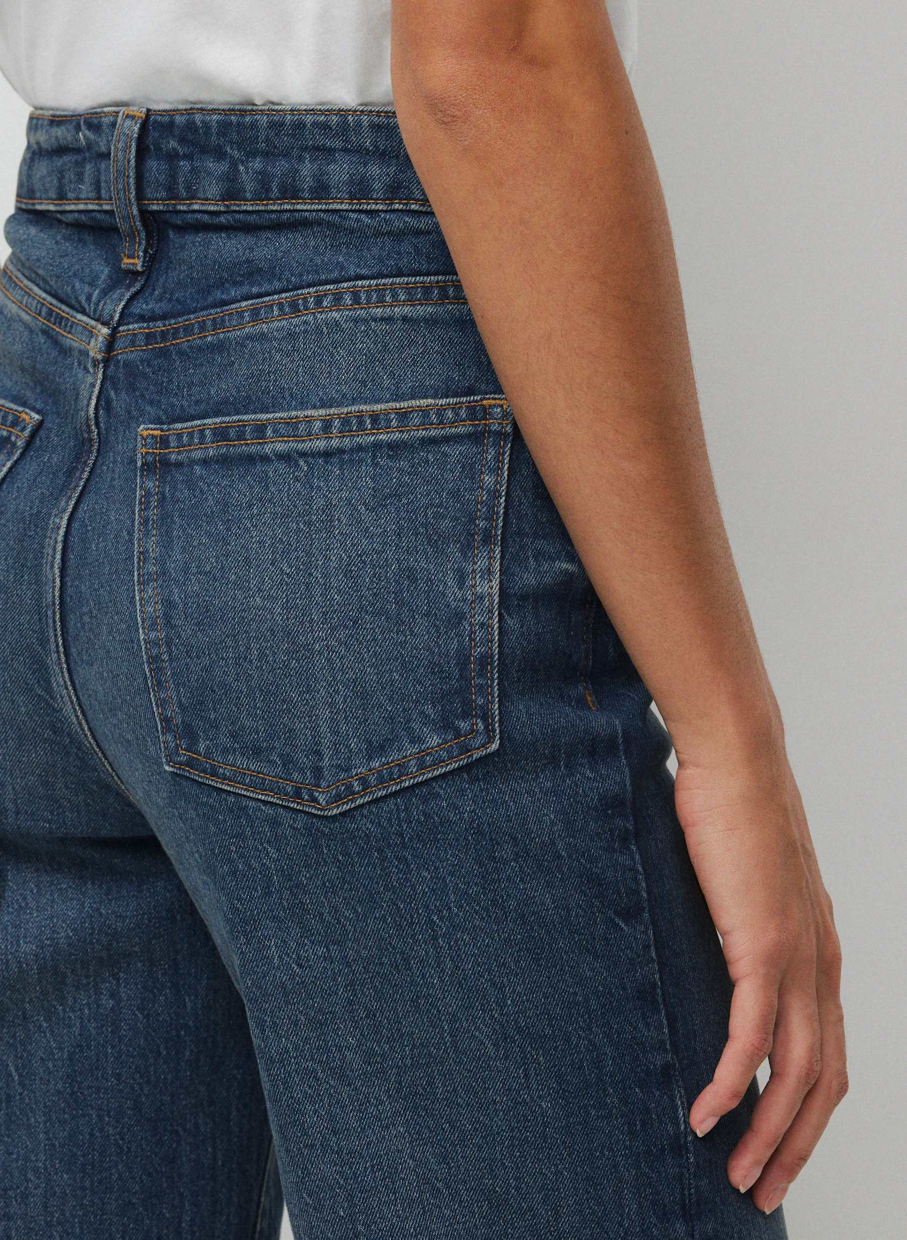 Denim Forum Remy Hi-Rise Wide Jean — photo 4