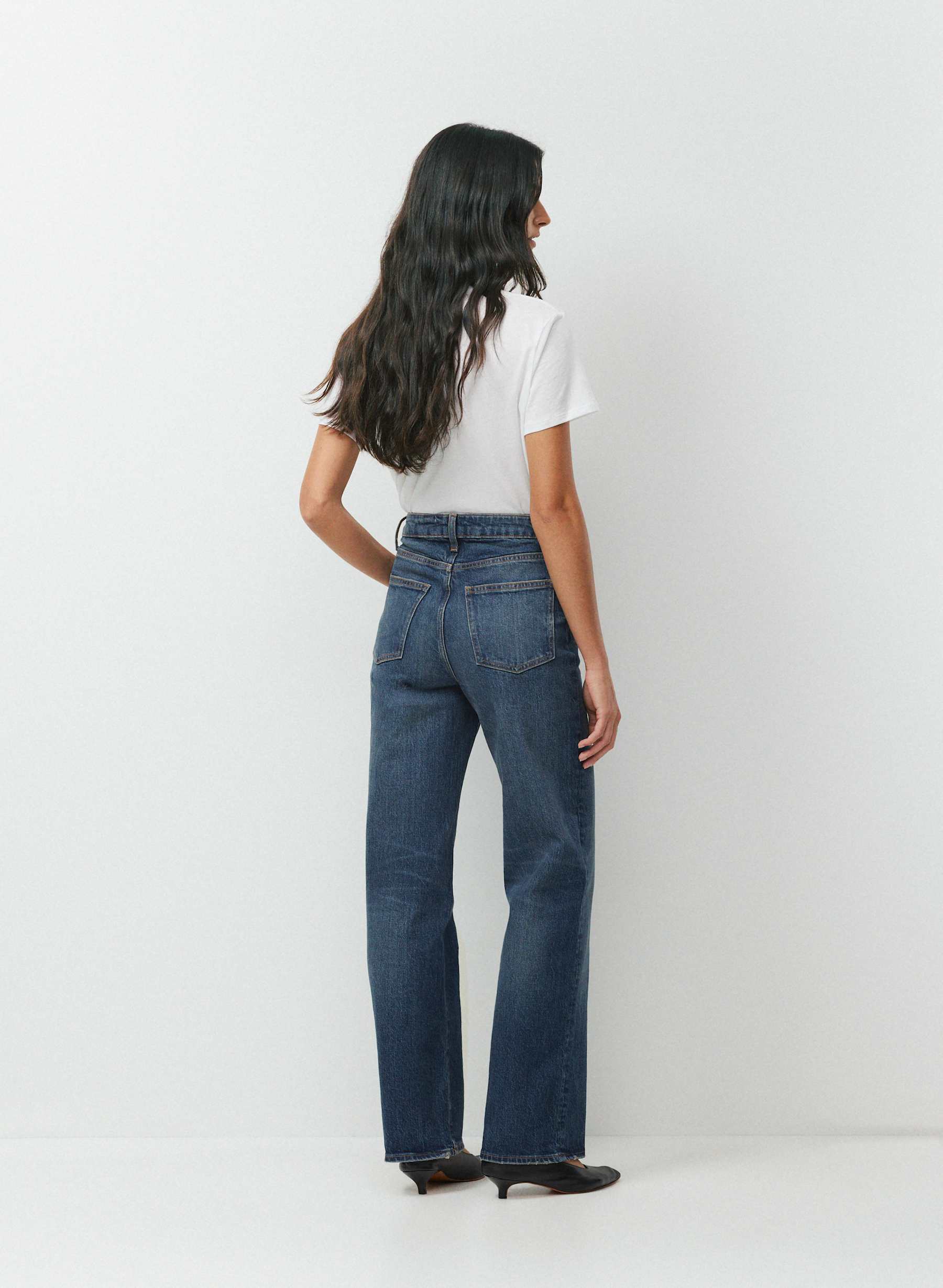 Denim Forum Remy Hi-Rise Wide Jean — photo 5