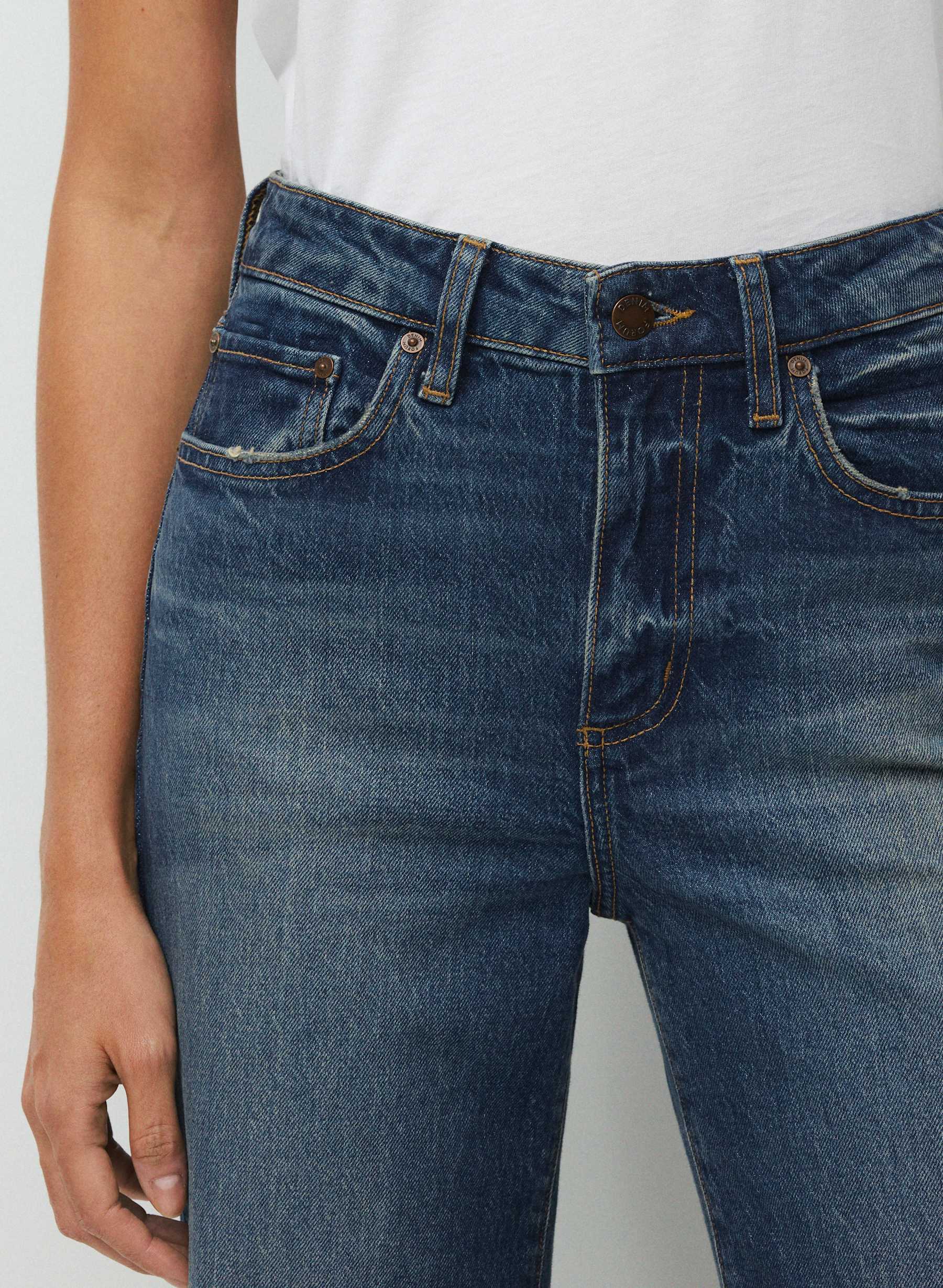 Denim Forum Remy Hi-Rise Wide Jean — photo 6