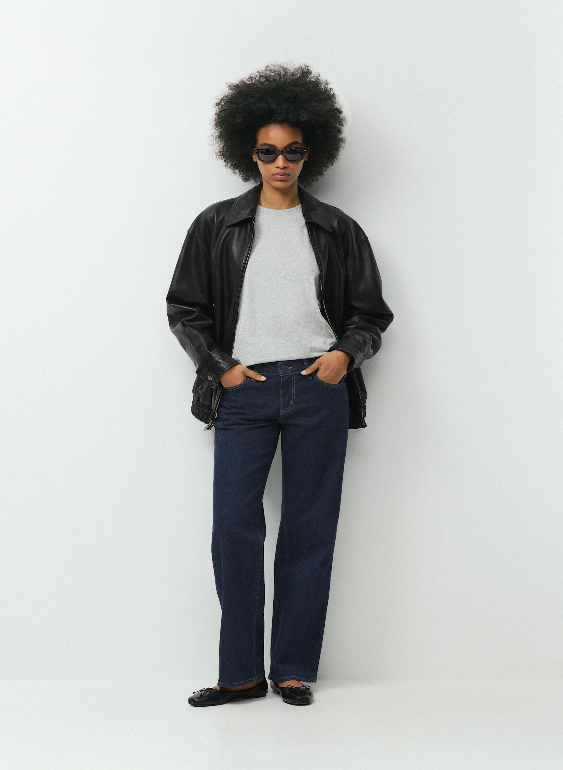 Denim Forum Salma Super Lo-Rise Straight Jean — photo 1