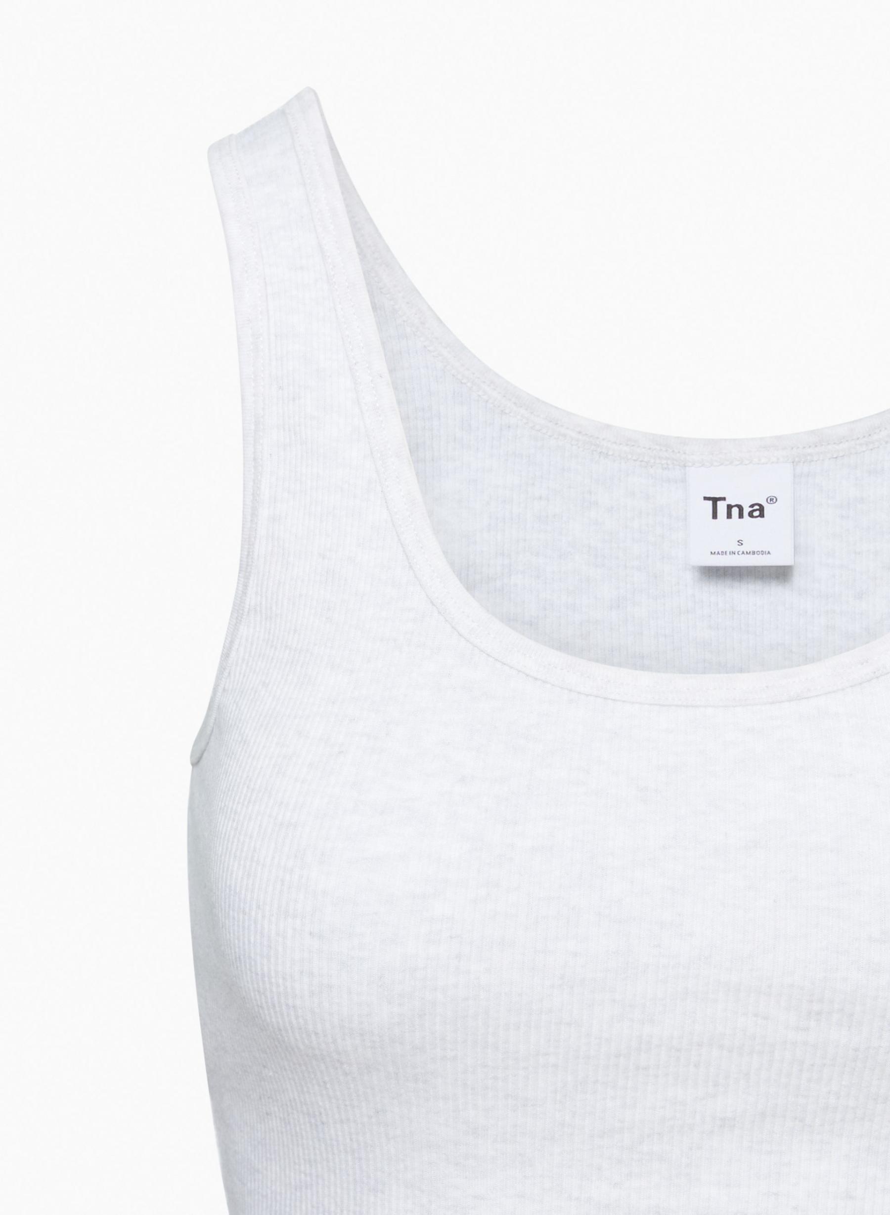 Tna RIBBED CROPPED TANK | Aritzia INTL