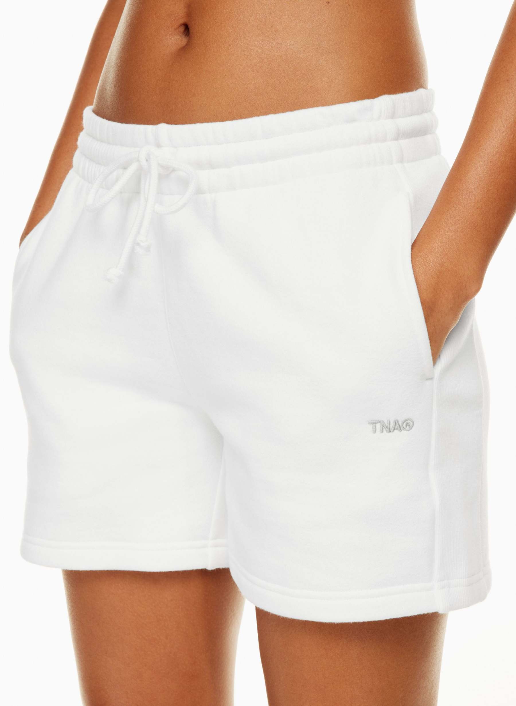 Fleece Mid Rise Short Sweatfleece COZY FLEECE BOYFRIEND MID-THIGH SHORT | Aritzia CA