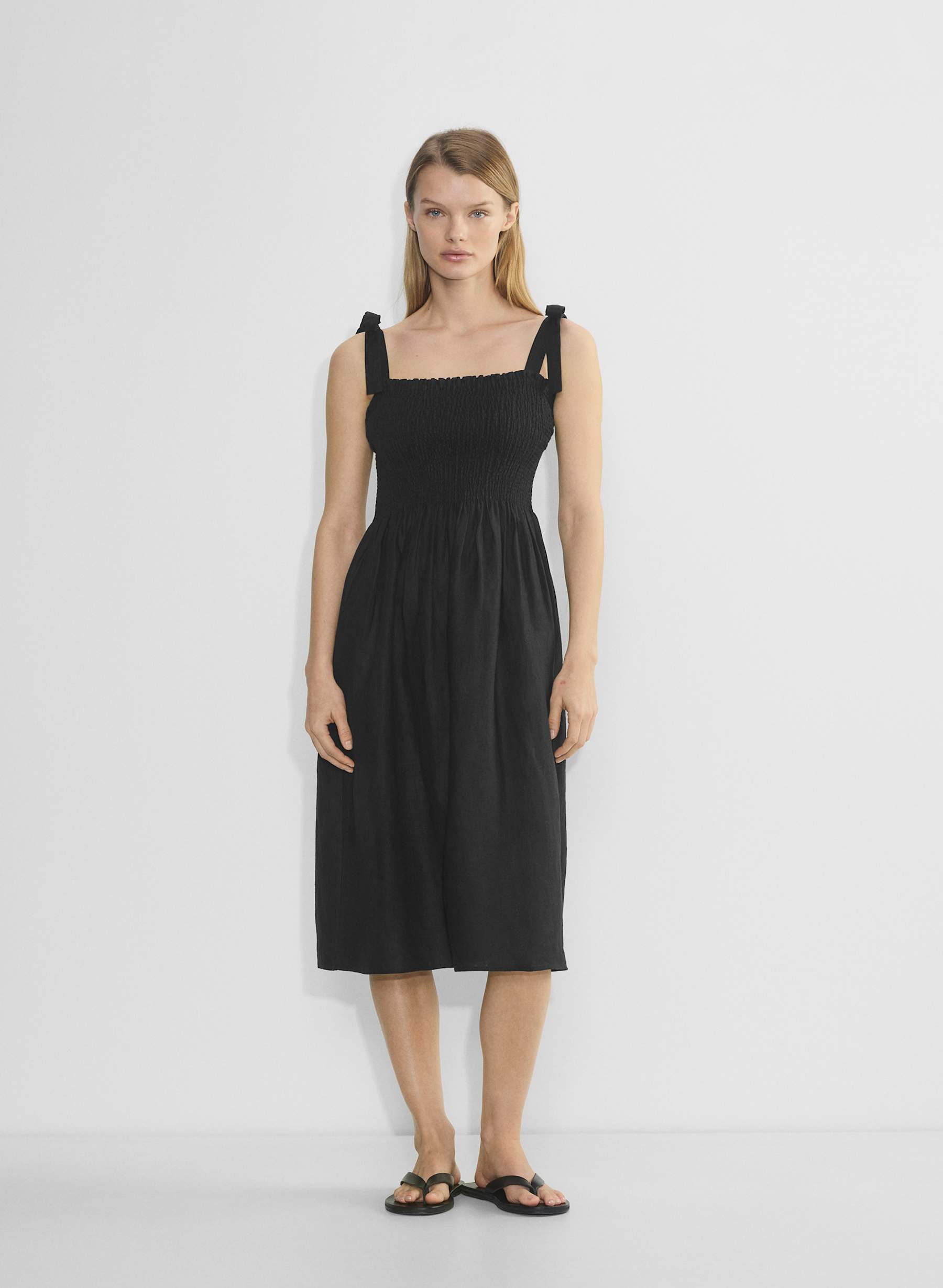 Wilfred Golden Hour Linen Dress — photo 1