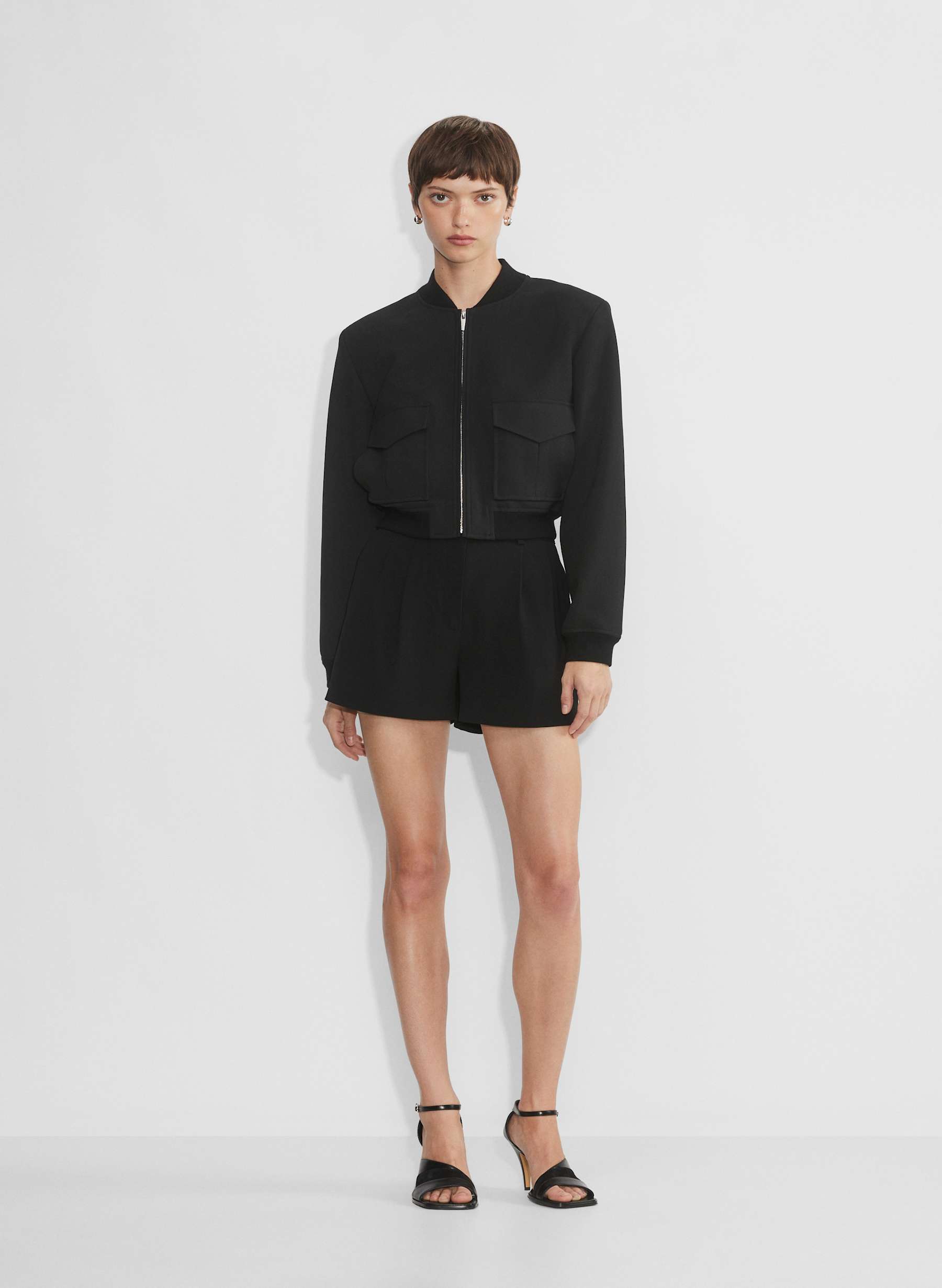 Babaton Pleated Mini Short — photo 1