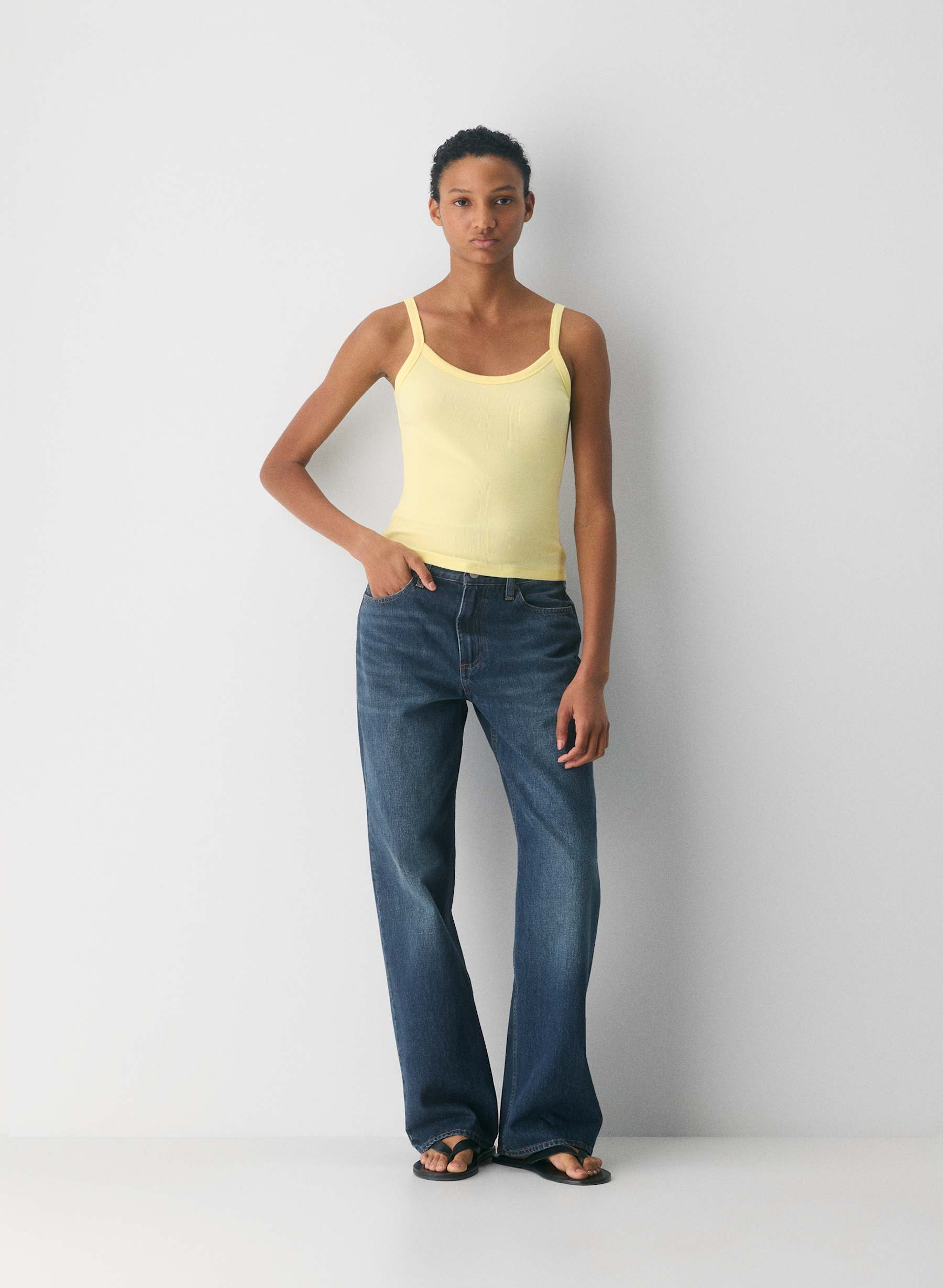 Aritzia HomeStretch™ Rib Spectrum Cami Tank — photo 1