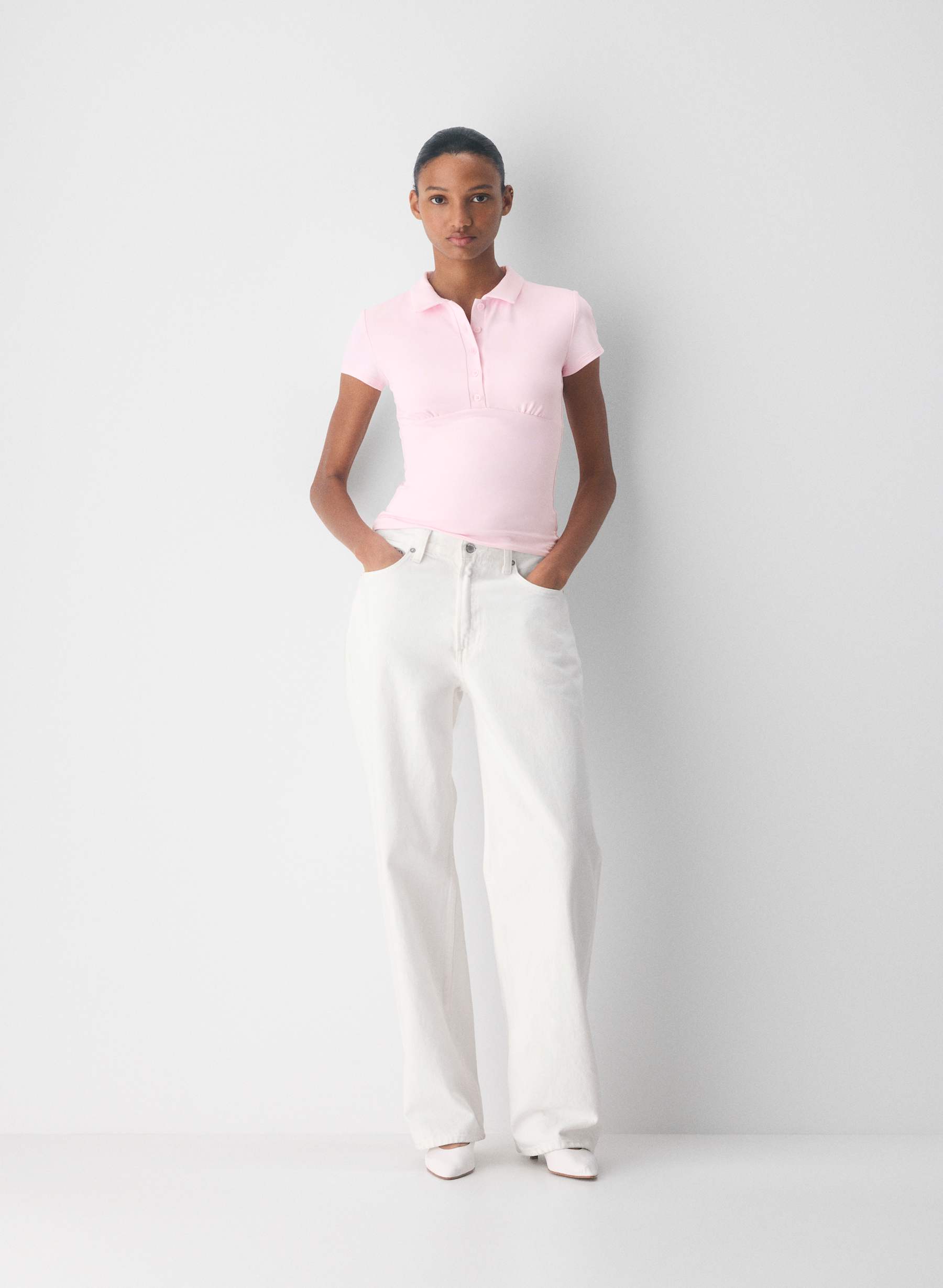 Aritzia Original Contour Flyer Polo T-Shirt — photo 1