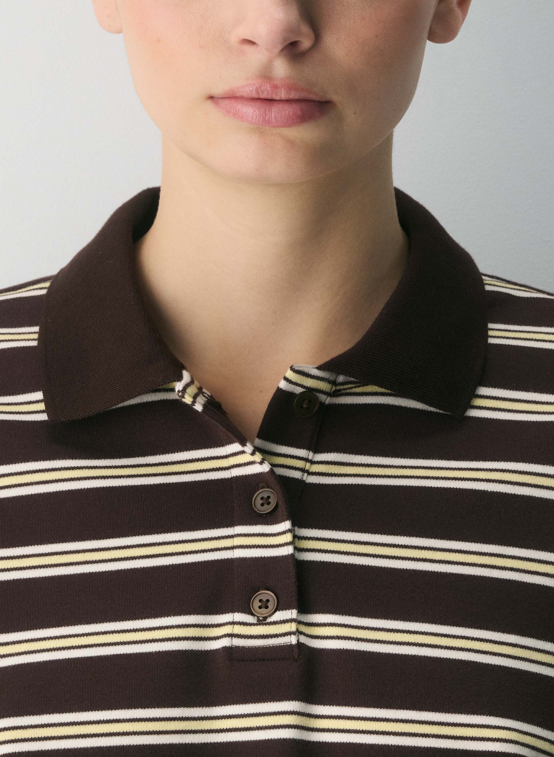 Aritzia InterLock Cotton Eton Polo — photo 4