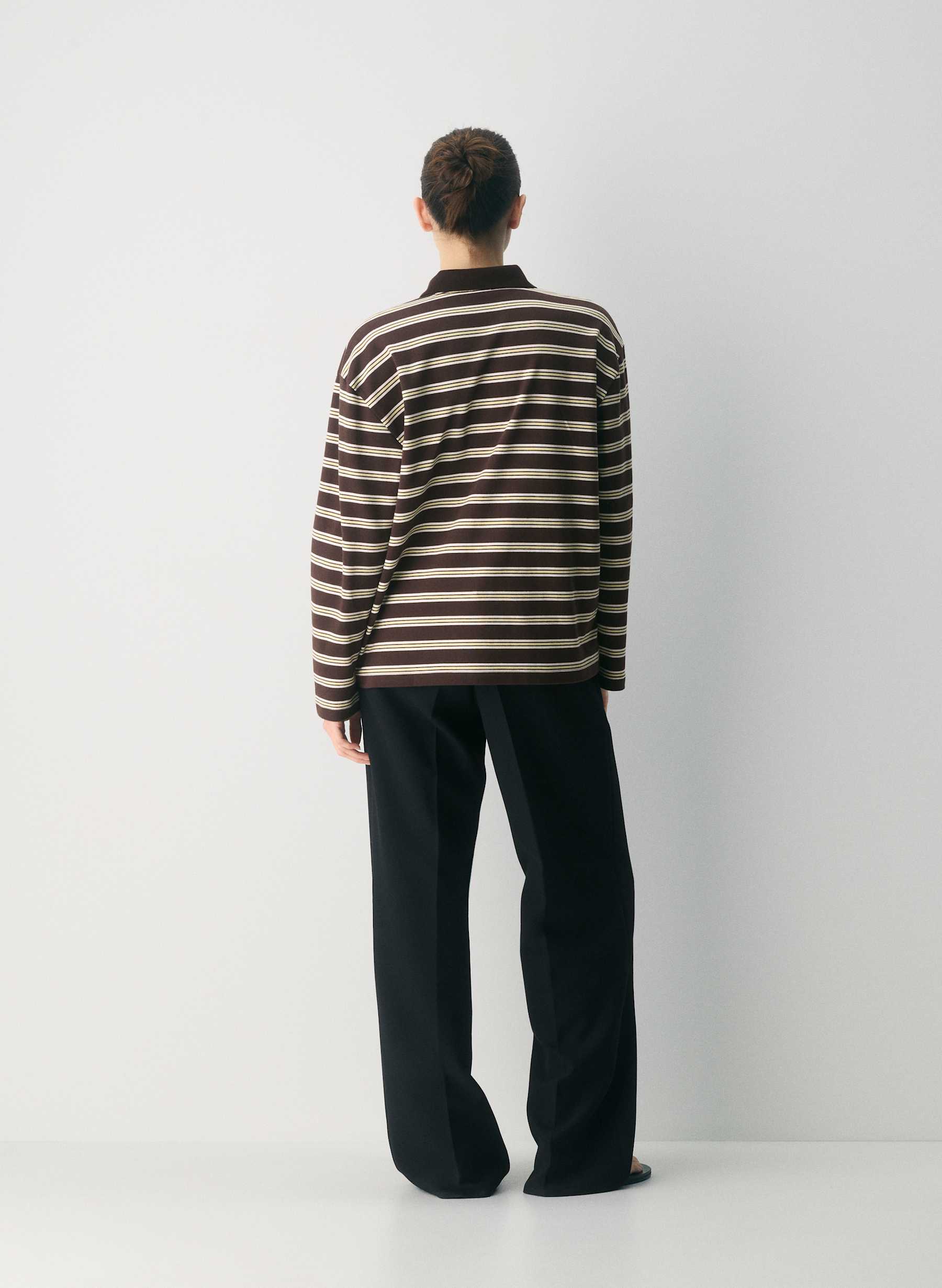 Aritzia InterLock Cotton Eton Polo — photo 5