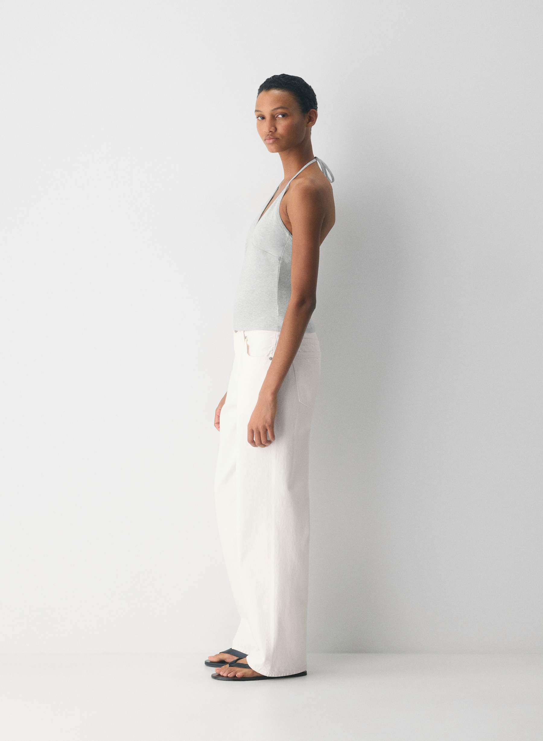 Aritzia HomeStretch™ Smooth Slowjam Halter Top — photo 5