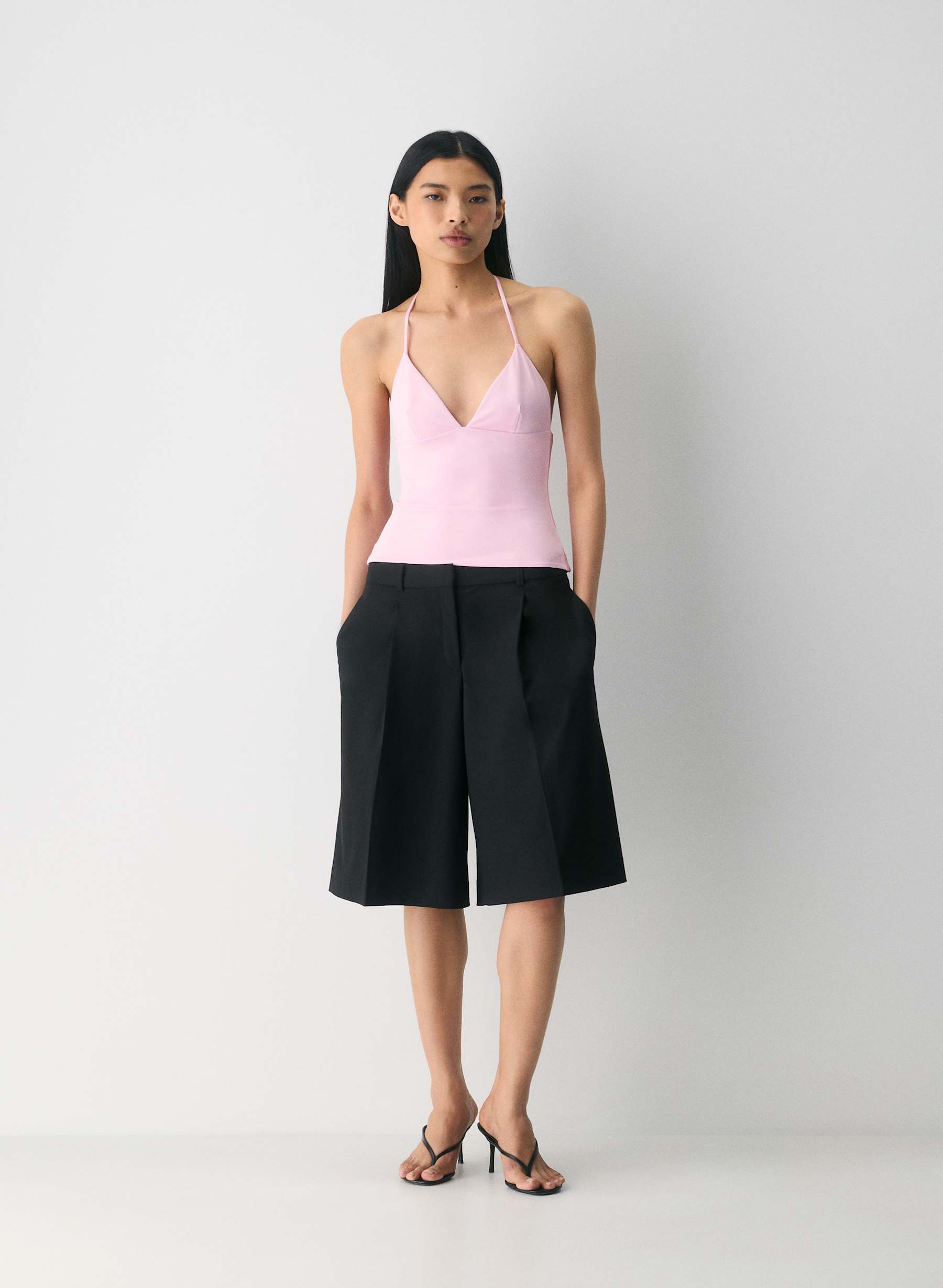Aritzia Original Contour Solara Halter Top — photo 1