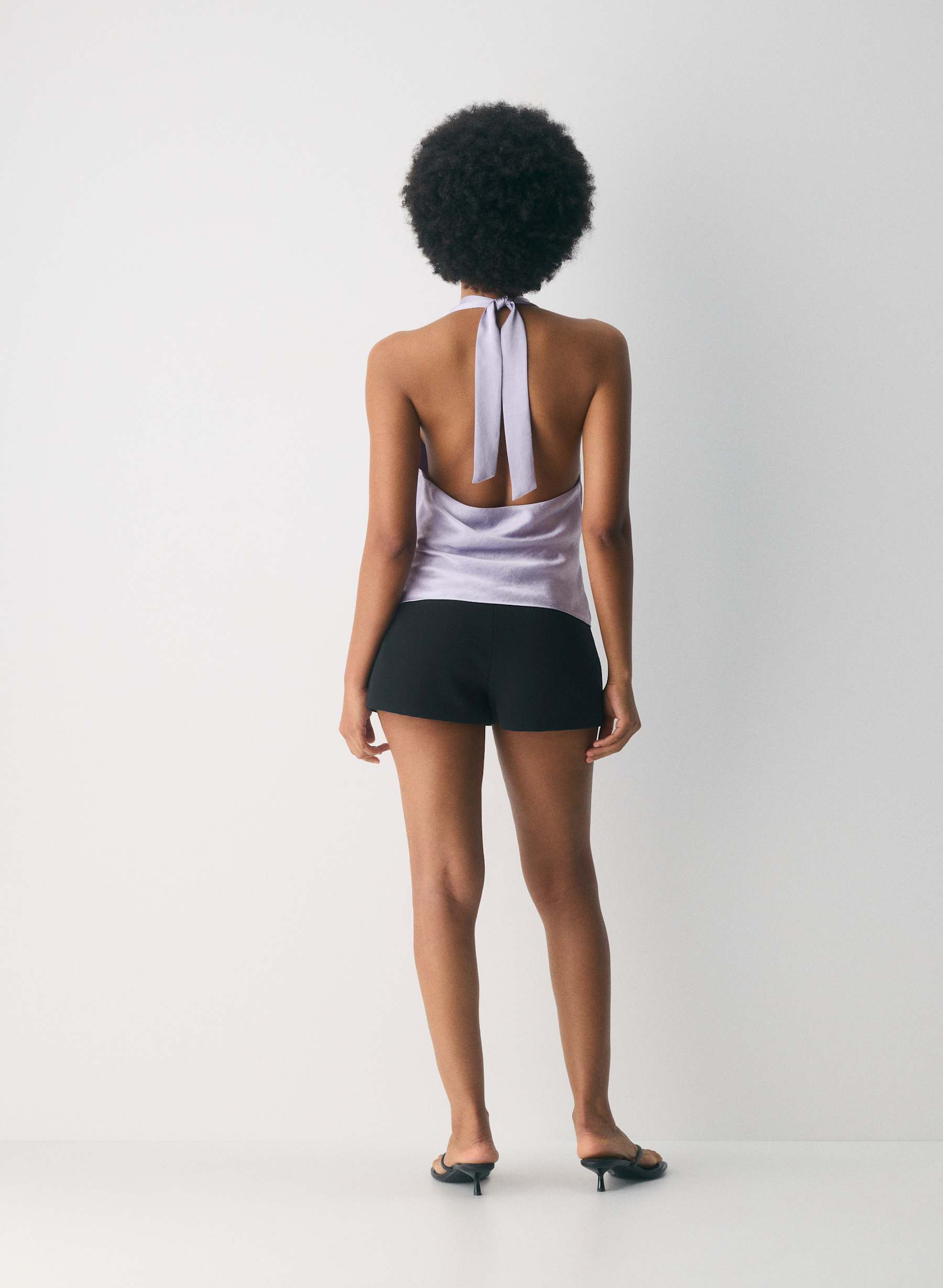 Wilfred Martini Satin Halter Top — photo 3