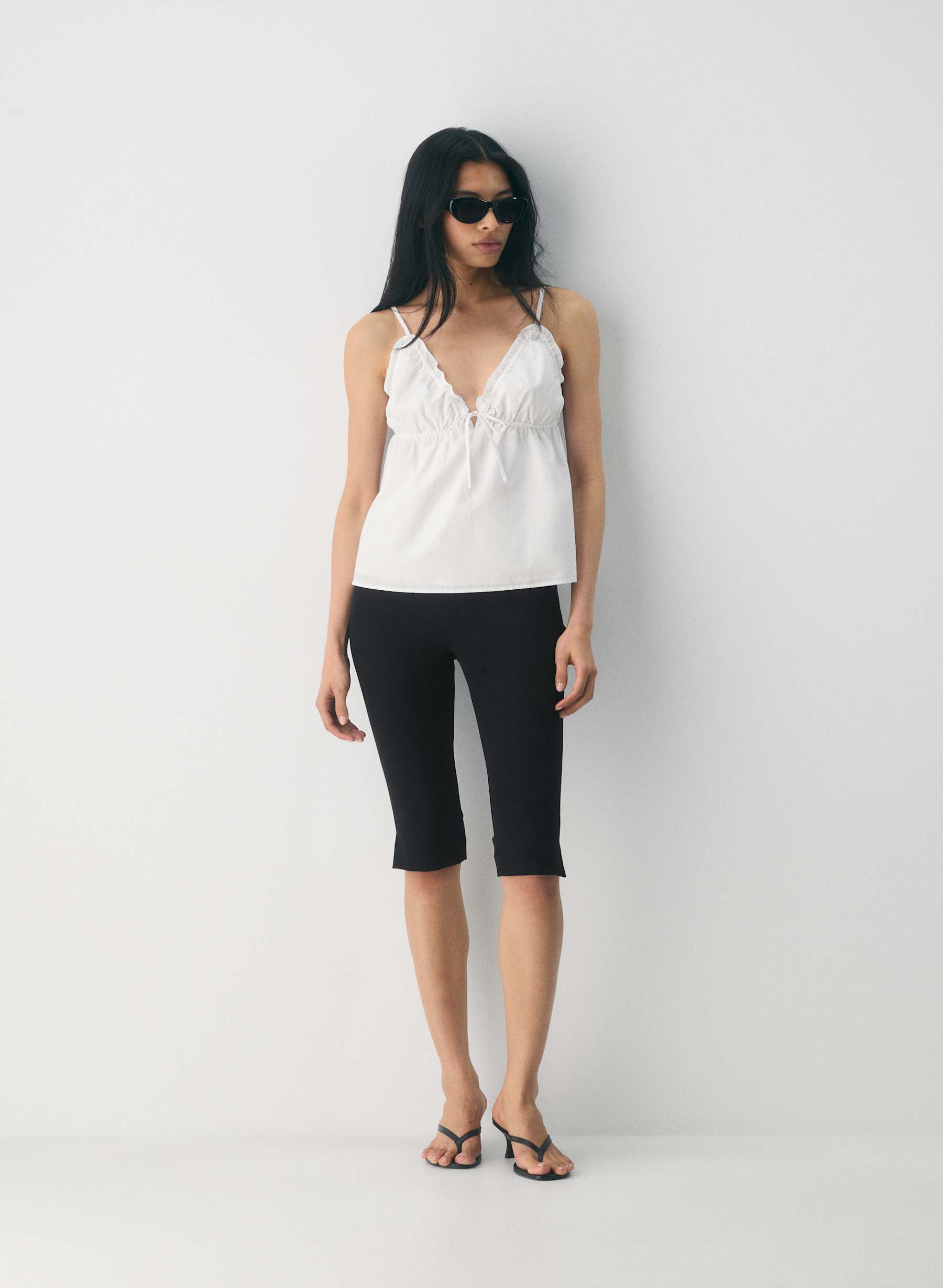 Wilfred Caviar Poplin Camisole — photo 1