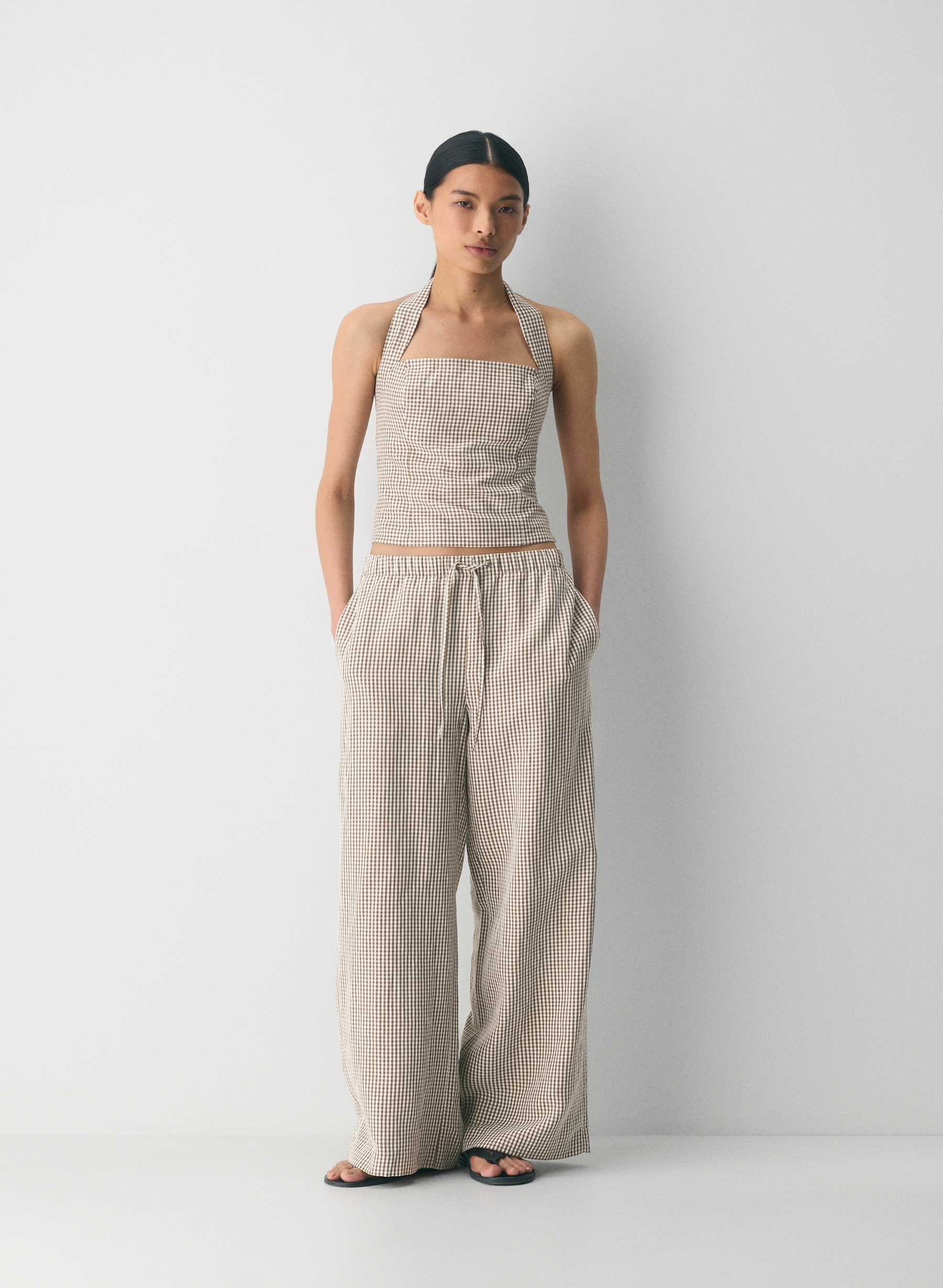 Wilfred Whisper Linen Halter Top — photo 1