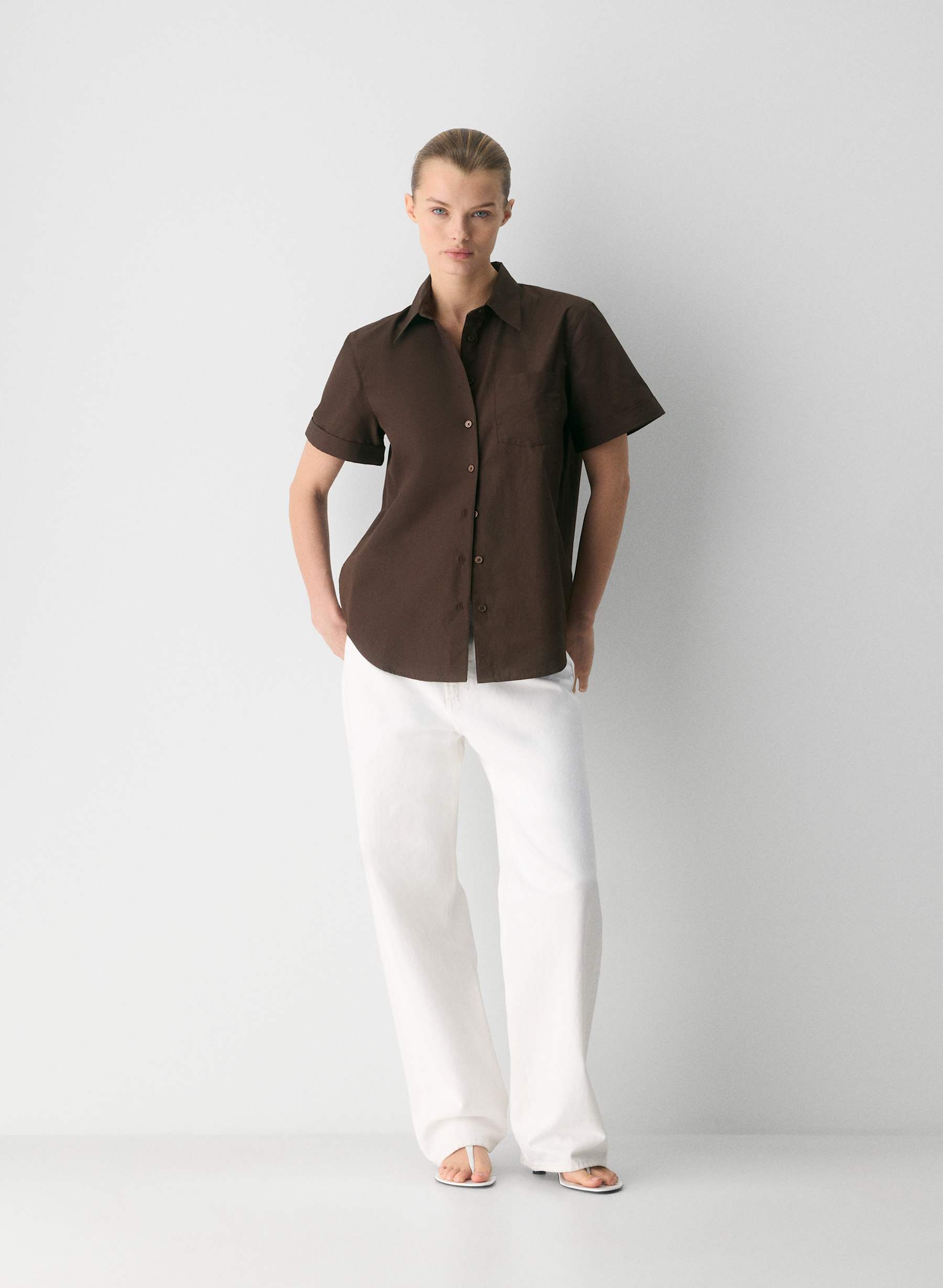 Babaton Moniker Poplin Shirt — photo 1