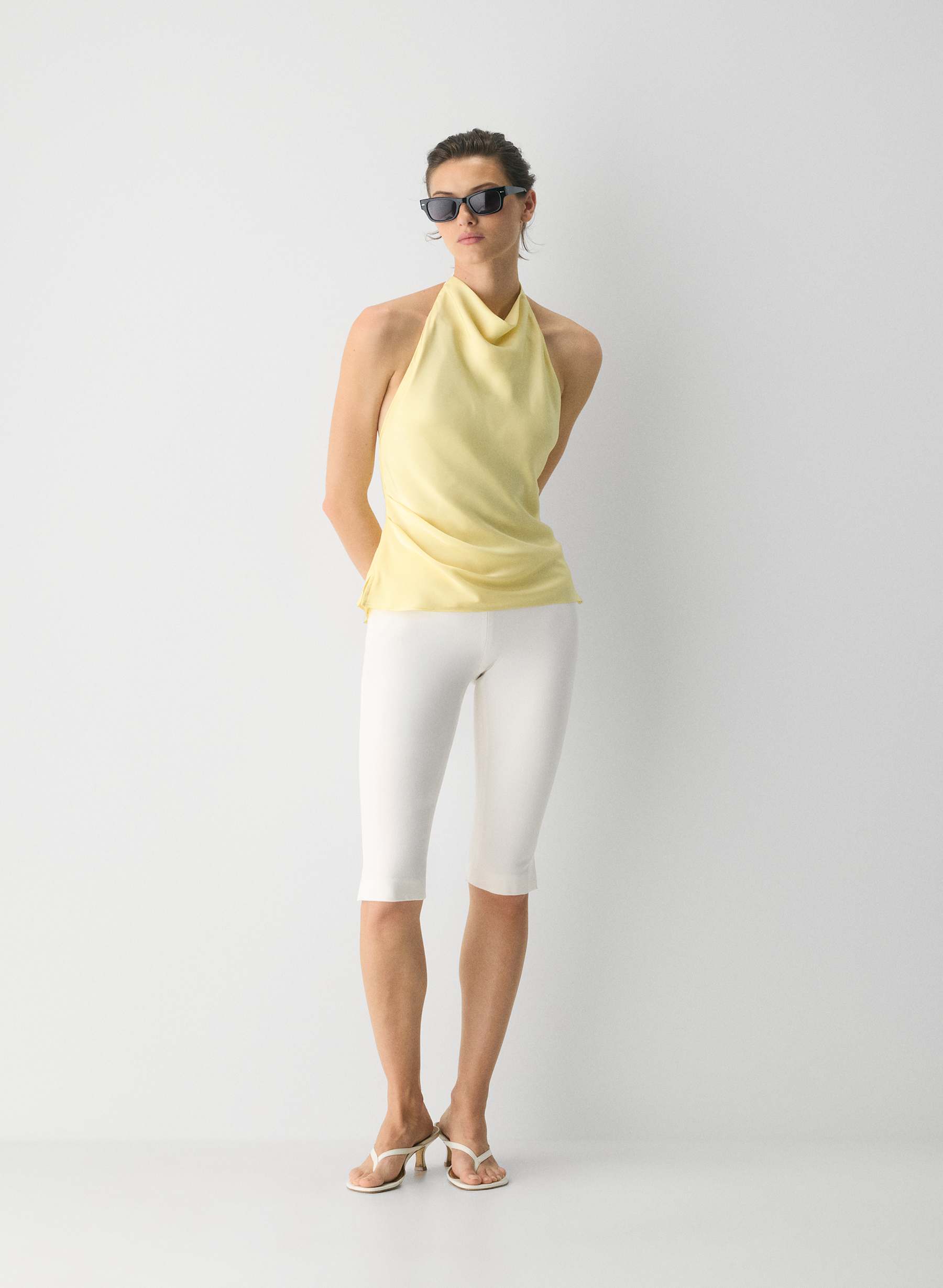 Ten Audience Satin Halter Top — photo 1