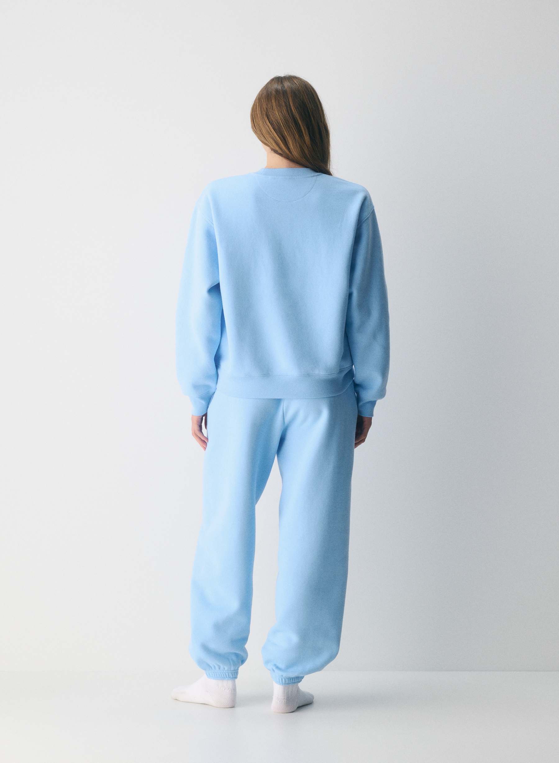 Aritzia Cozy Sweatfleece Perfect Crew Sweatshirt — photo 5