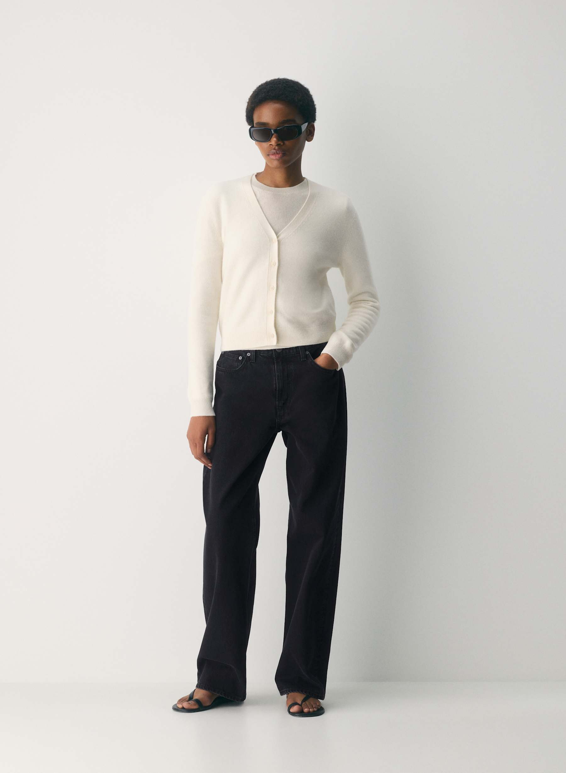 Aritzia Bare Cashmere Laureate Cardigan — photo 1