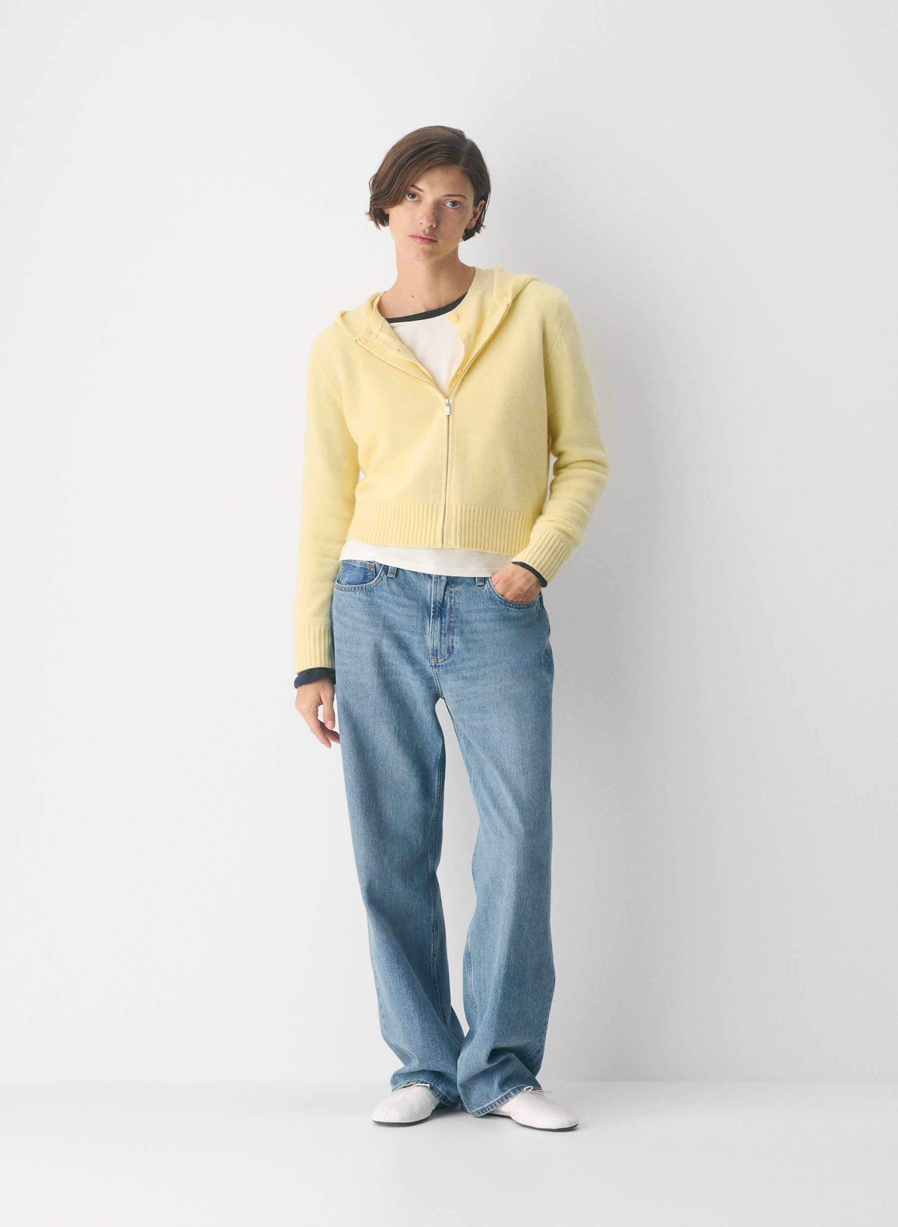 Aritzia Essential Cashmere Idyllic Zip Hoodie — photo 1
