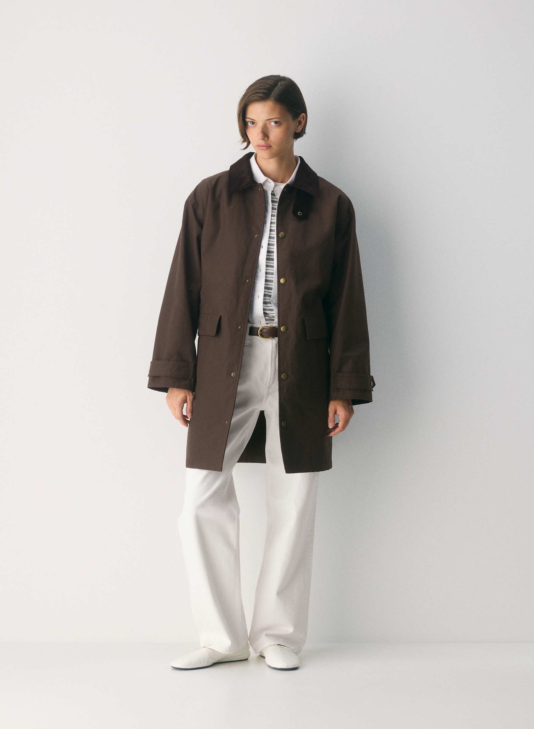 Tna Soundwave Waxed Trench Coat — photo 1