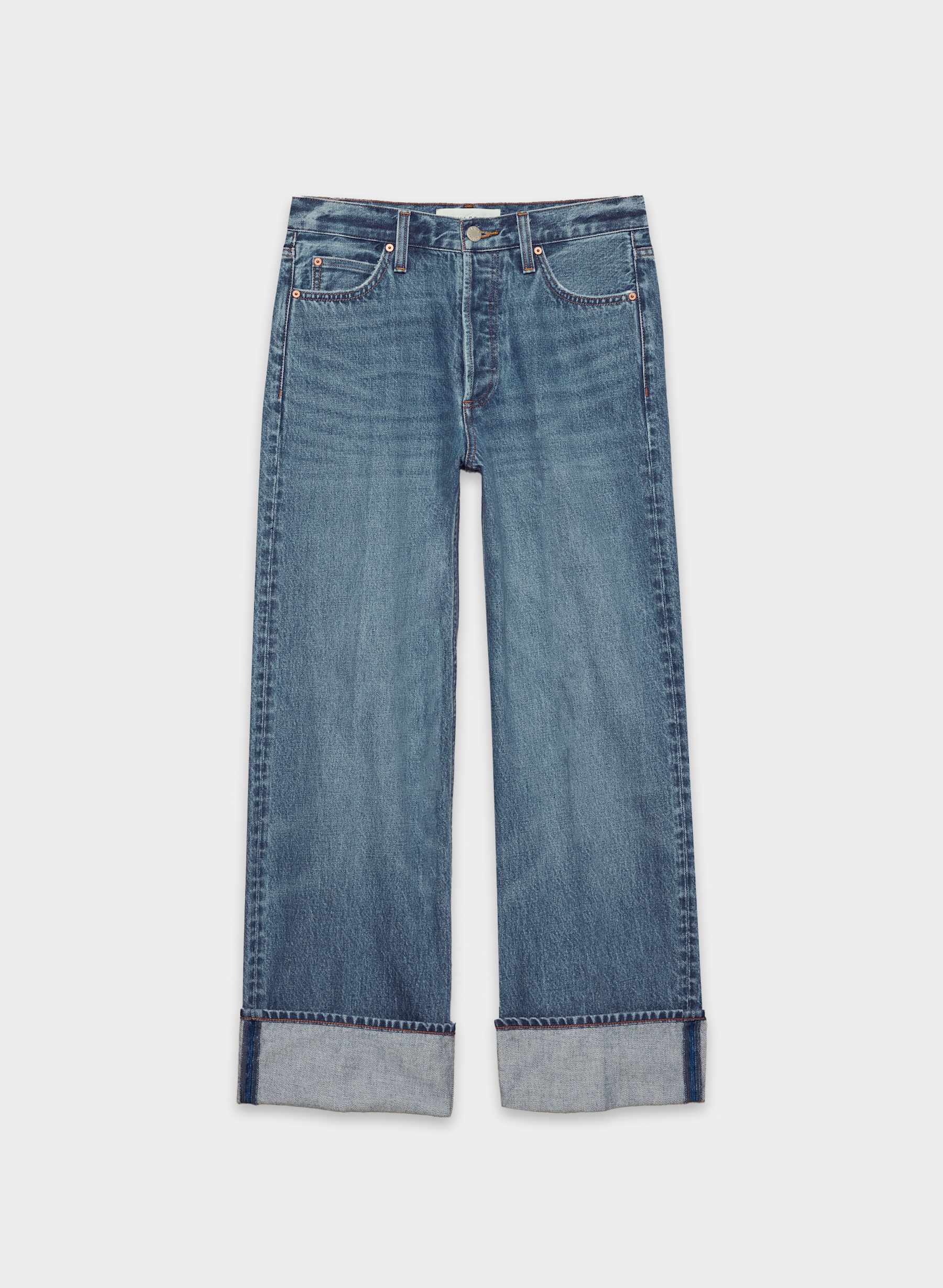 Denim Forum The '90s Vintage Lo-Rise Straight Jean — photo 8