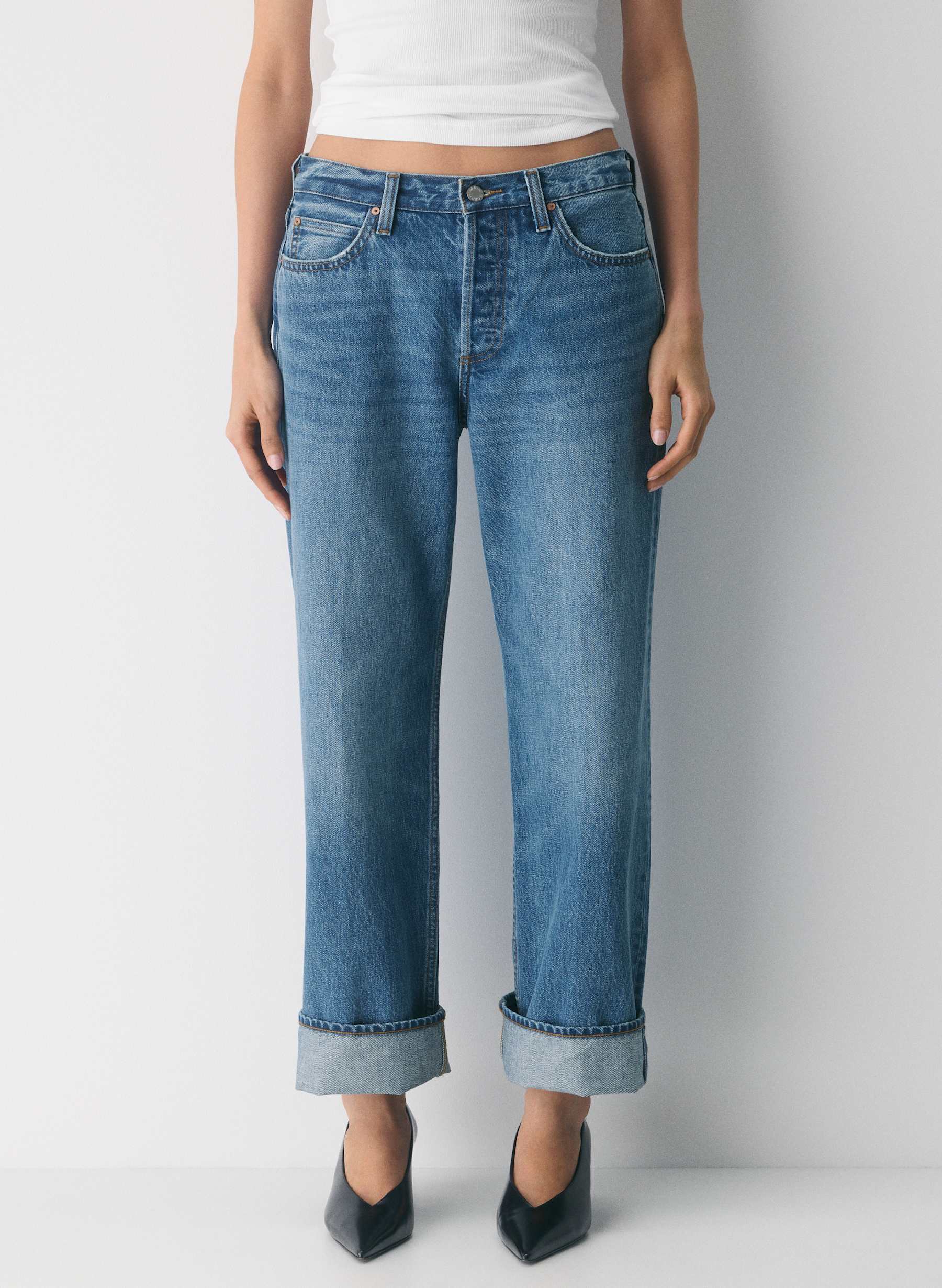 Denim Forum The '90s Vintage Lo-Rise Straight Jean — photo 2