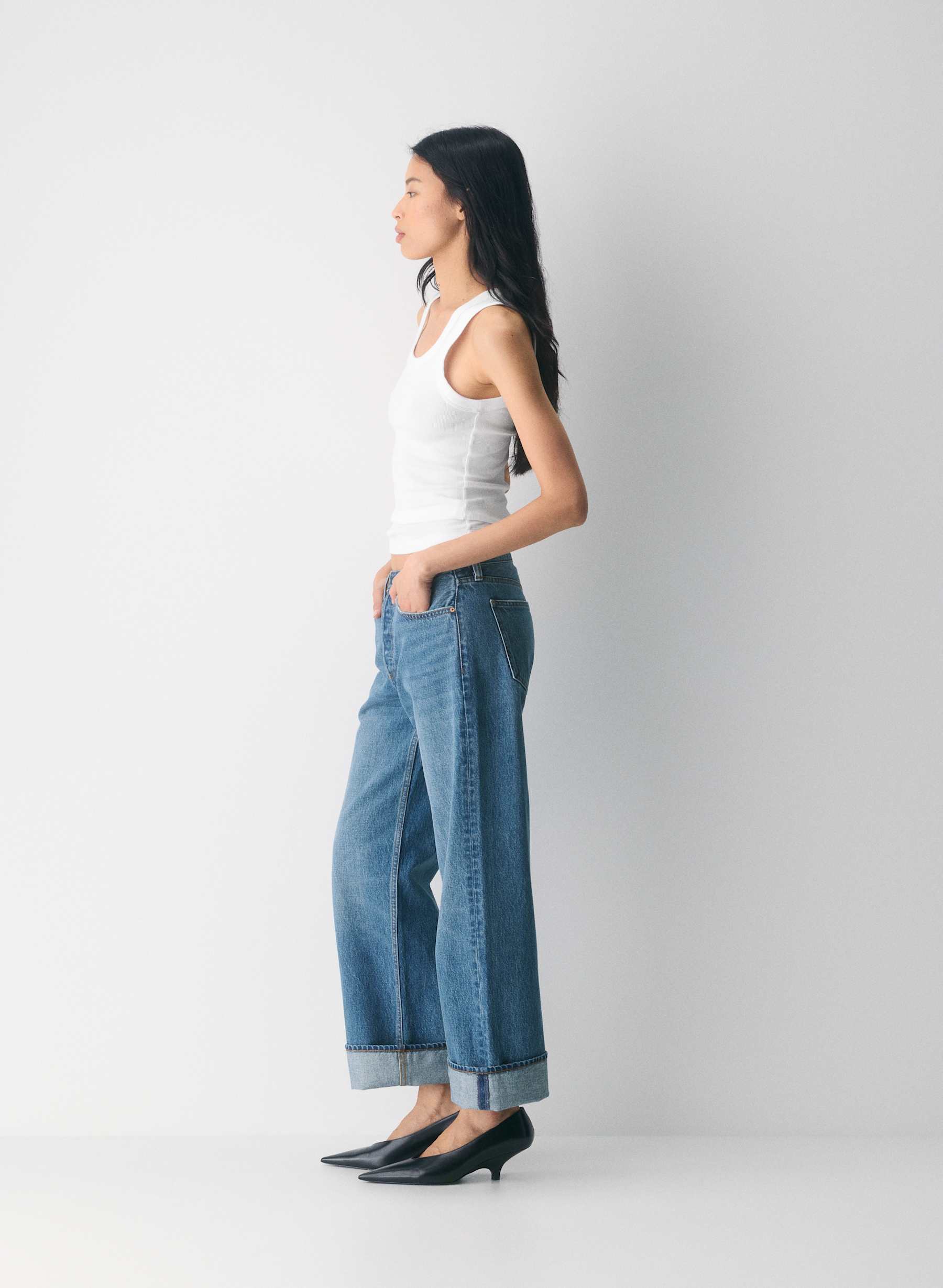 Denim Forum The '90s Vintage Lo-Rise Straight Jean — photo 3