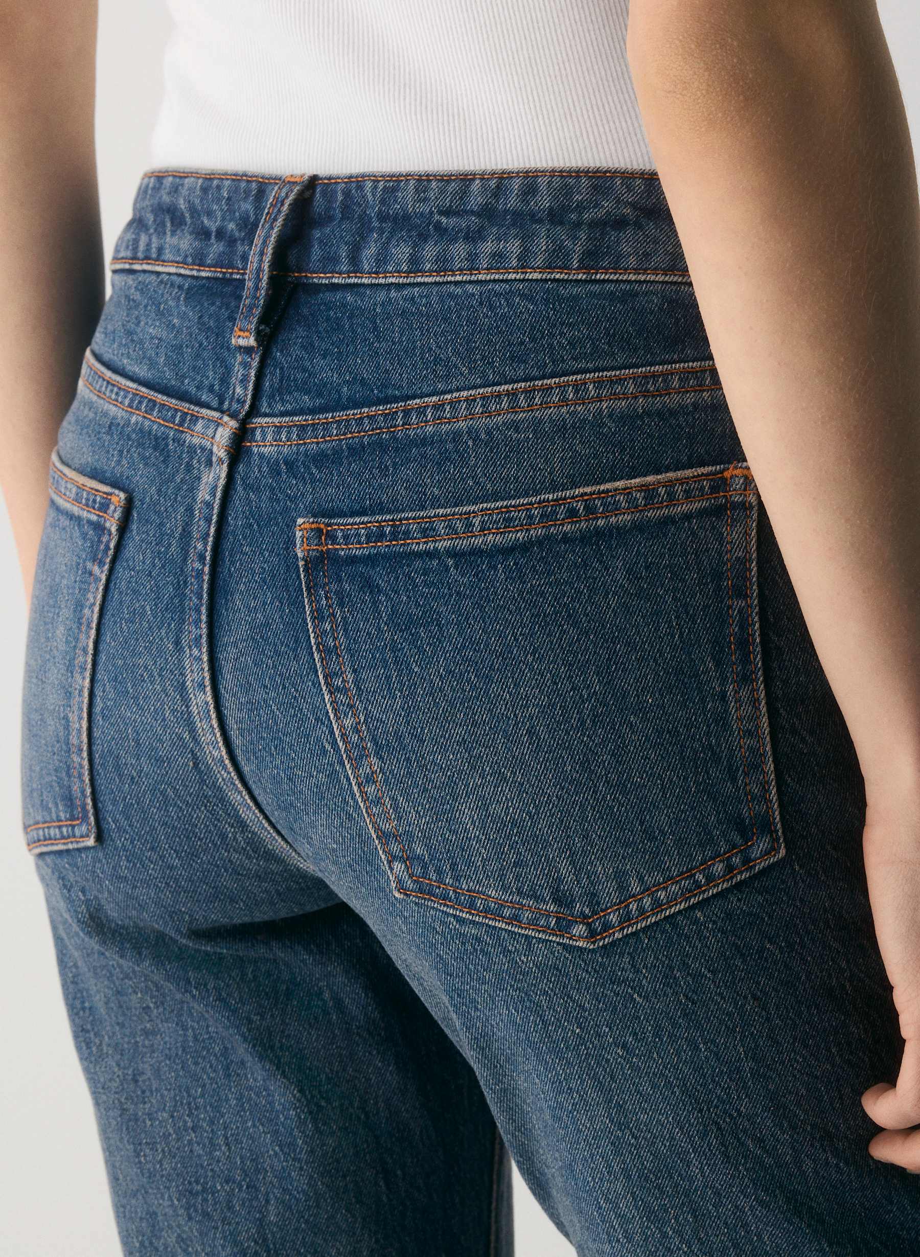 Denim Forum Denise Mid-Rise Flare Jean — photo 4
