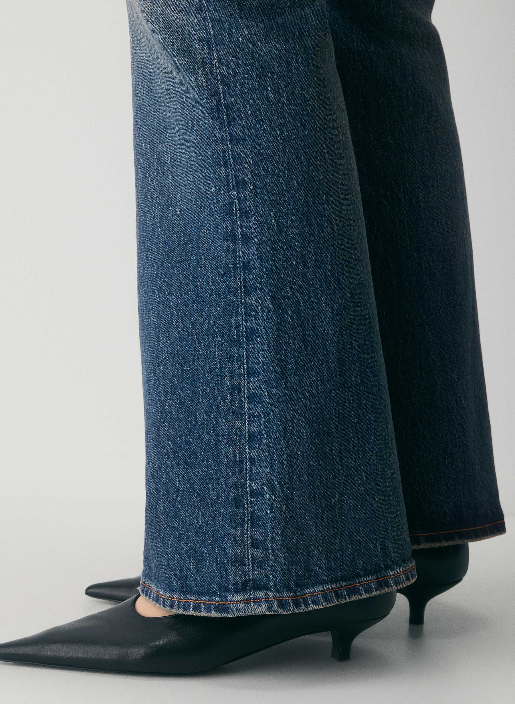 Denim Forum Denise Mid-Rise Flare Jean — photo 6
