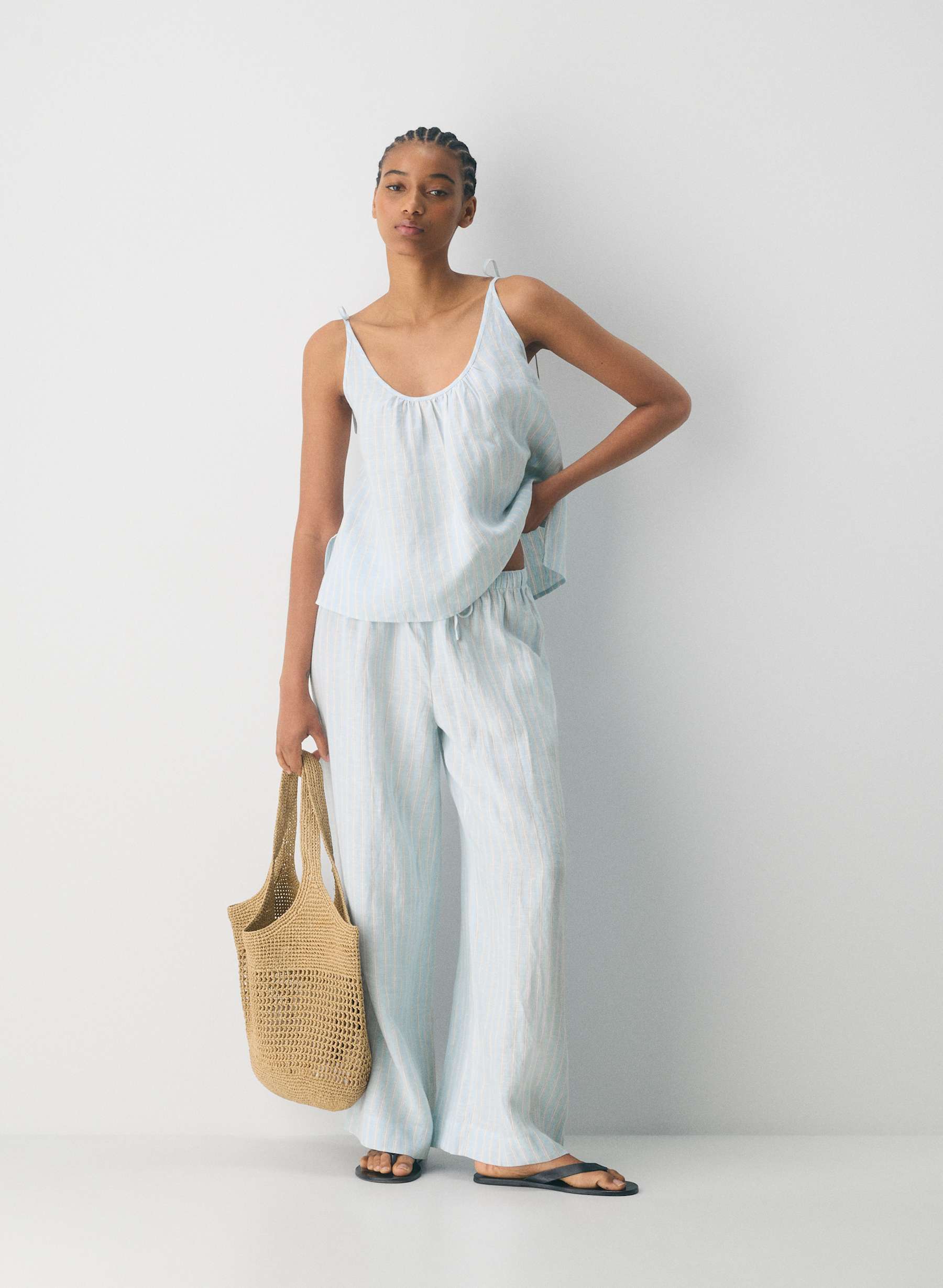 Little Moon New Globetrot Linen Pant — photo 1