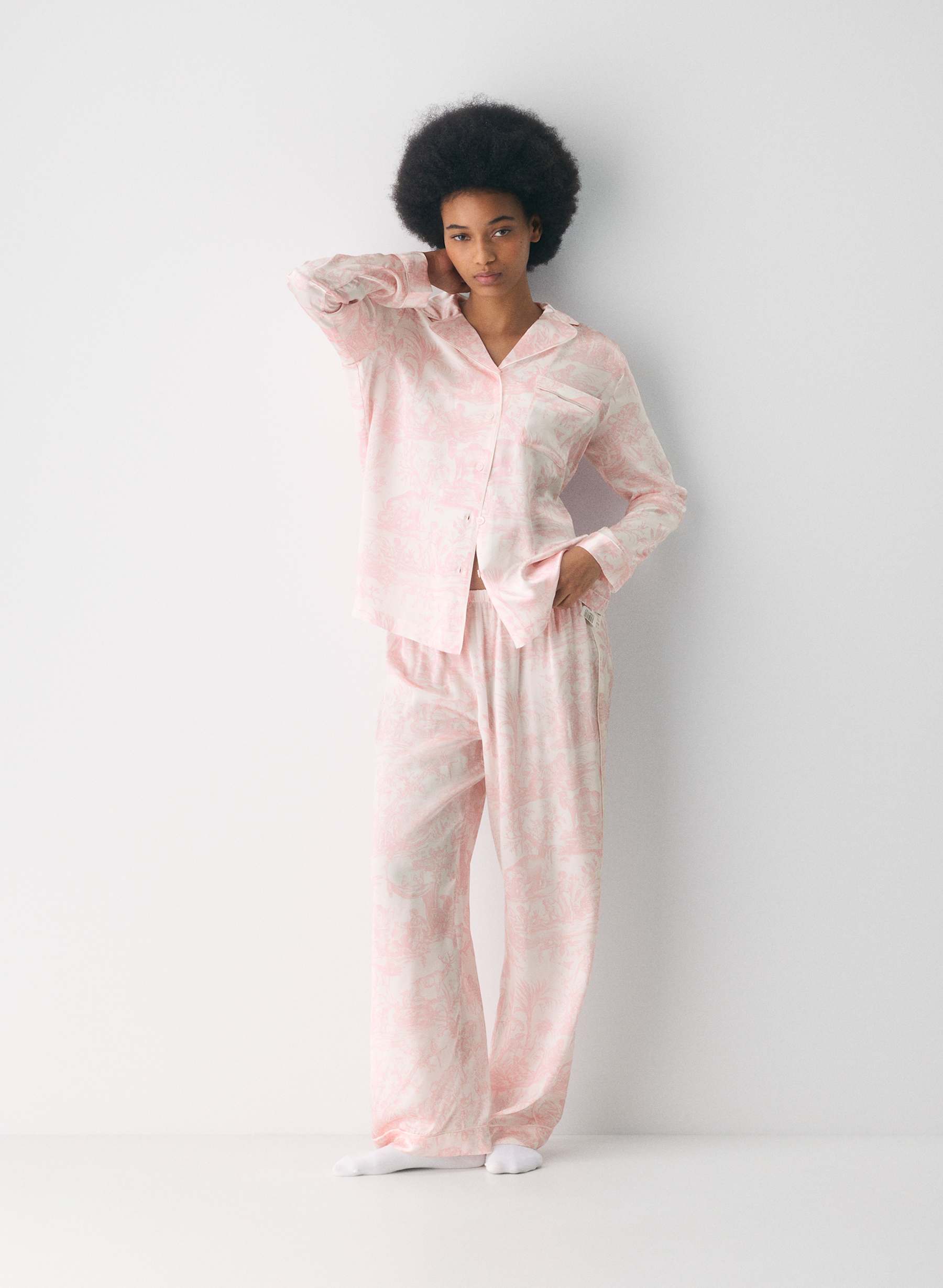 Aritzia Nightside Silk Pajama Pant — photo 1