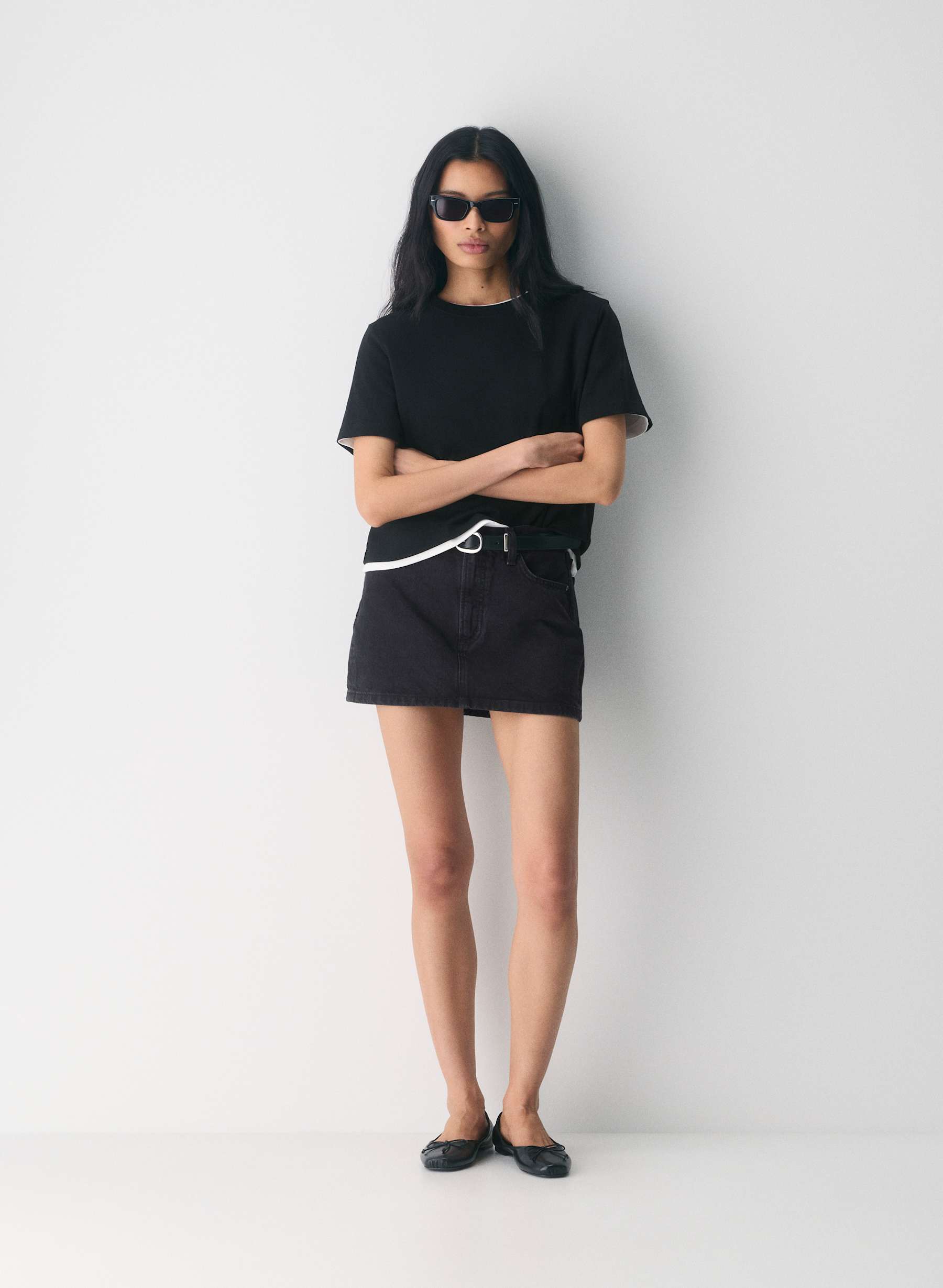 Denim Forum The '90s Ricci Denim Skirt — photo 1
