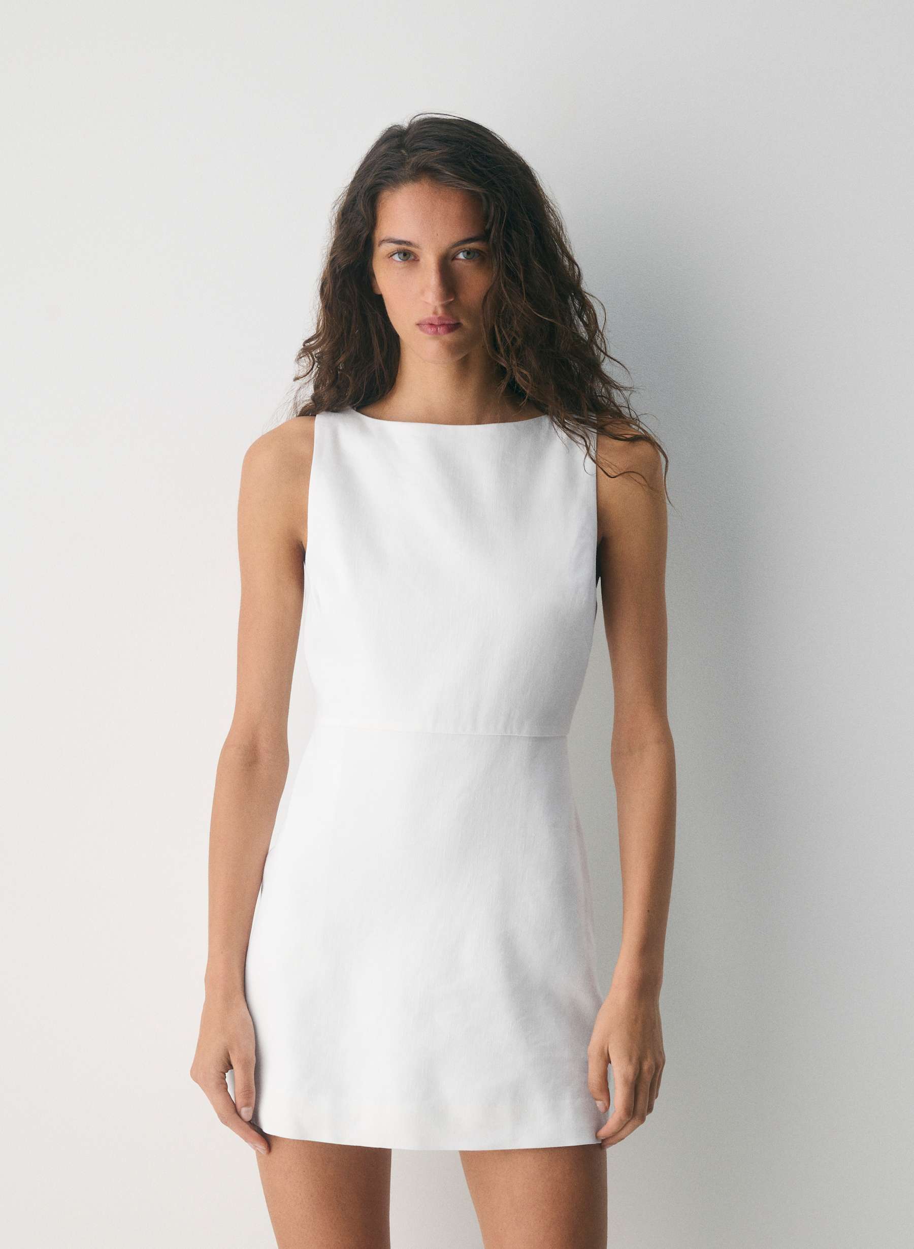 Babaton Bond Linen Dress — photo 2