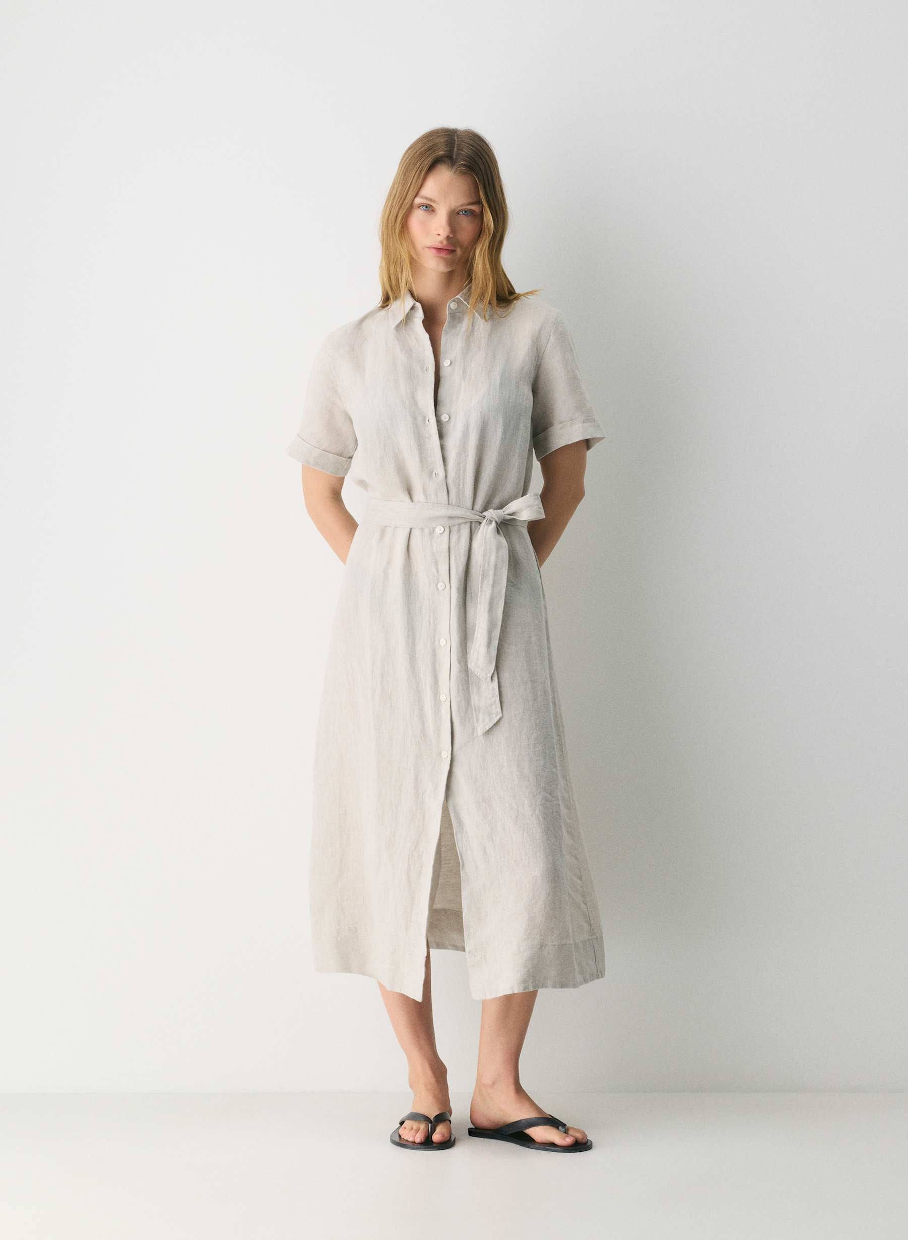 Wilfred Eleta Linen Maxi Dress — photo 1