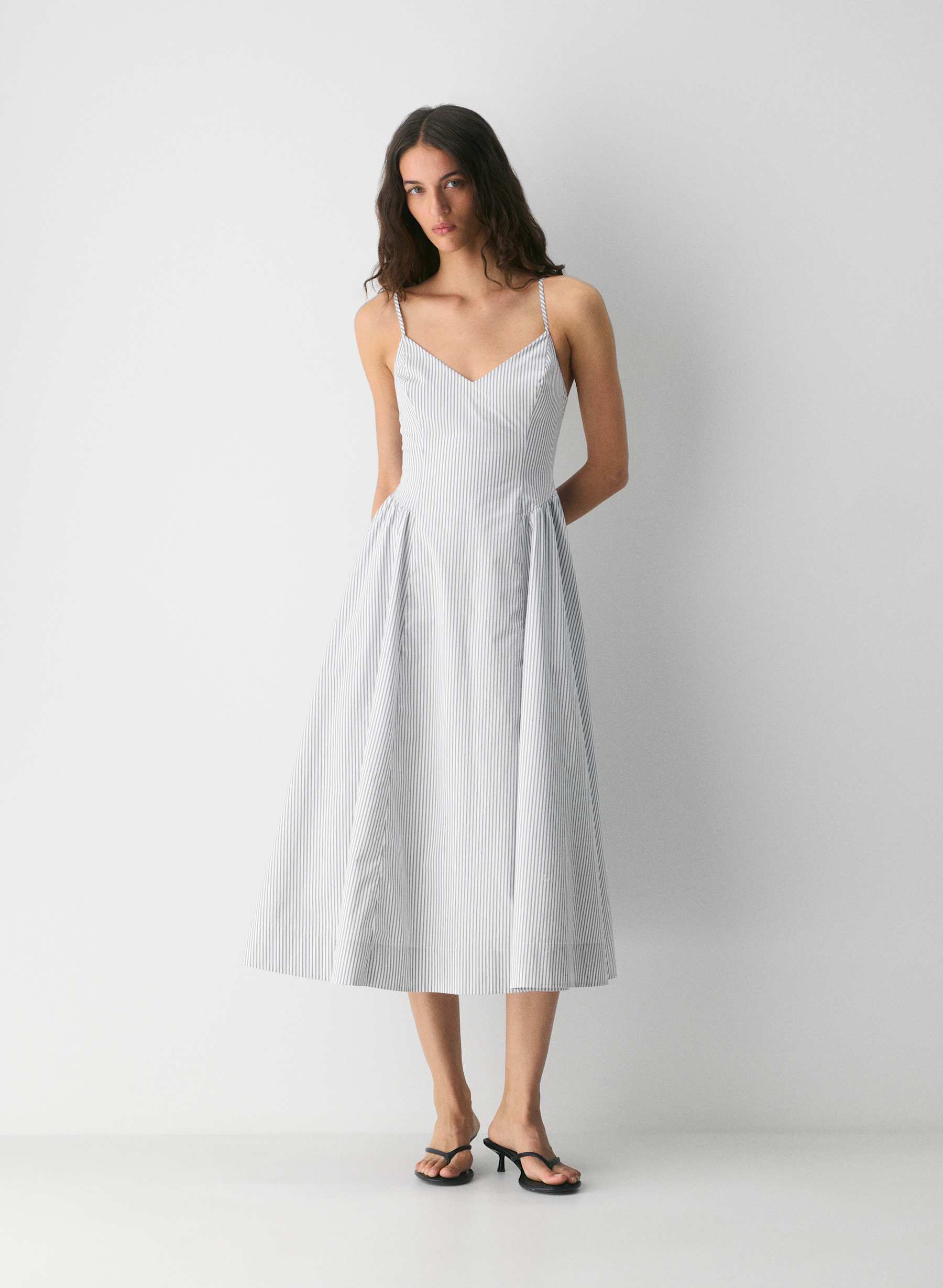 Wilfred Technique Poplin Cami Dress — photo 1