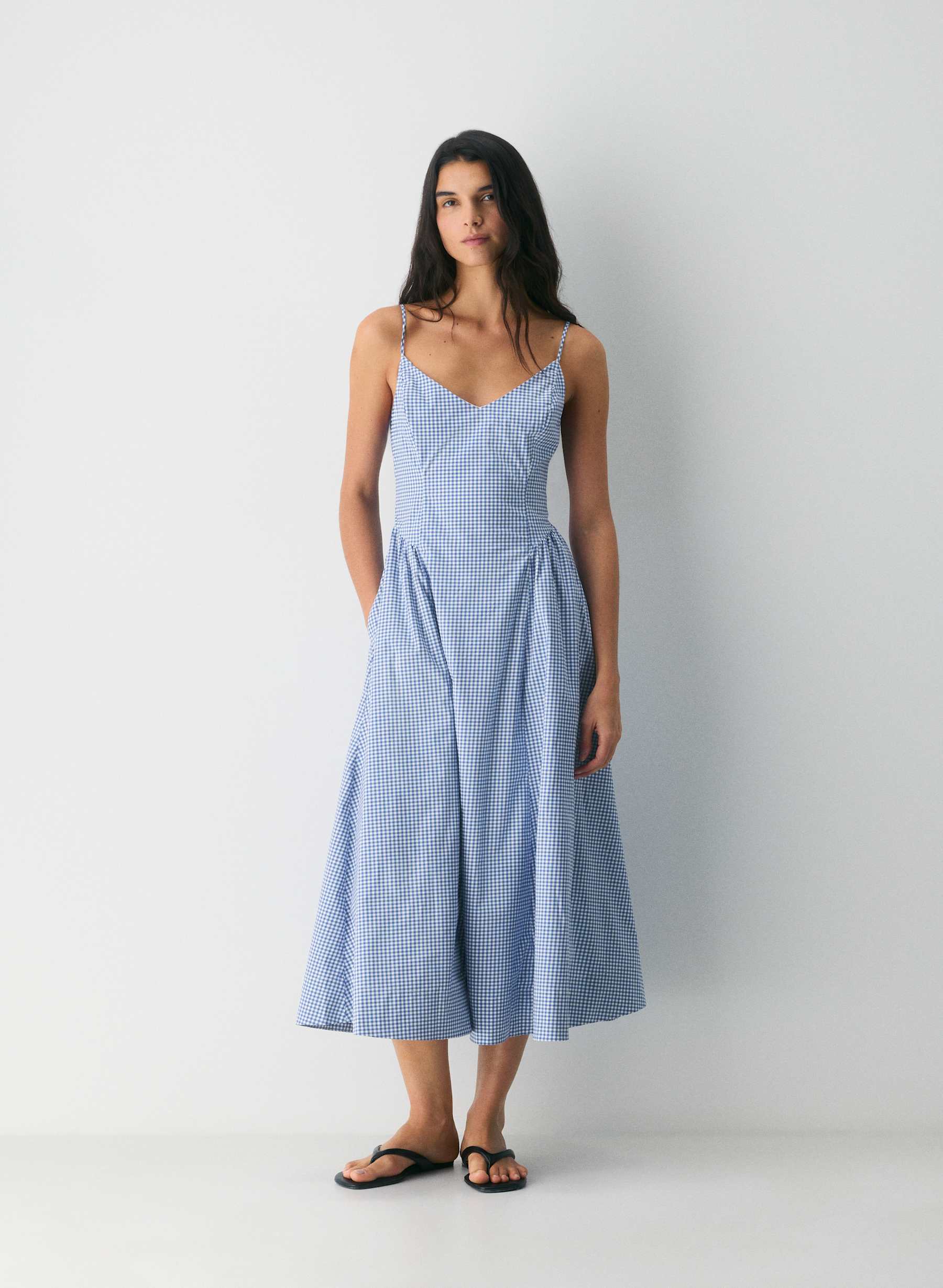 Wilfred Technique Poplin Cami Dress — photo 1
