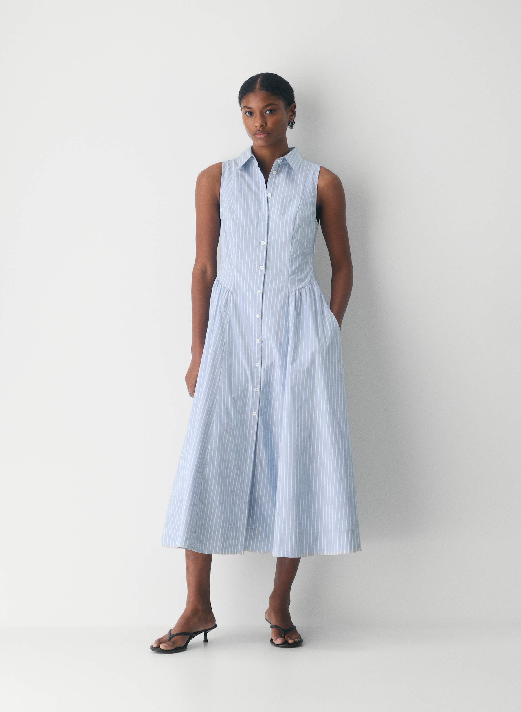 Wilfred Subtext Poplin Dress — photo 1