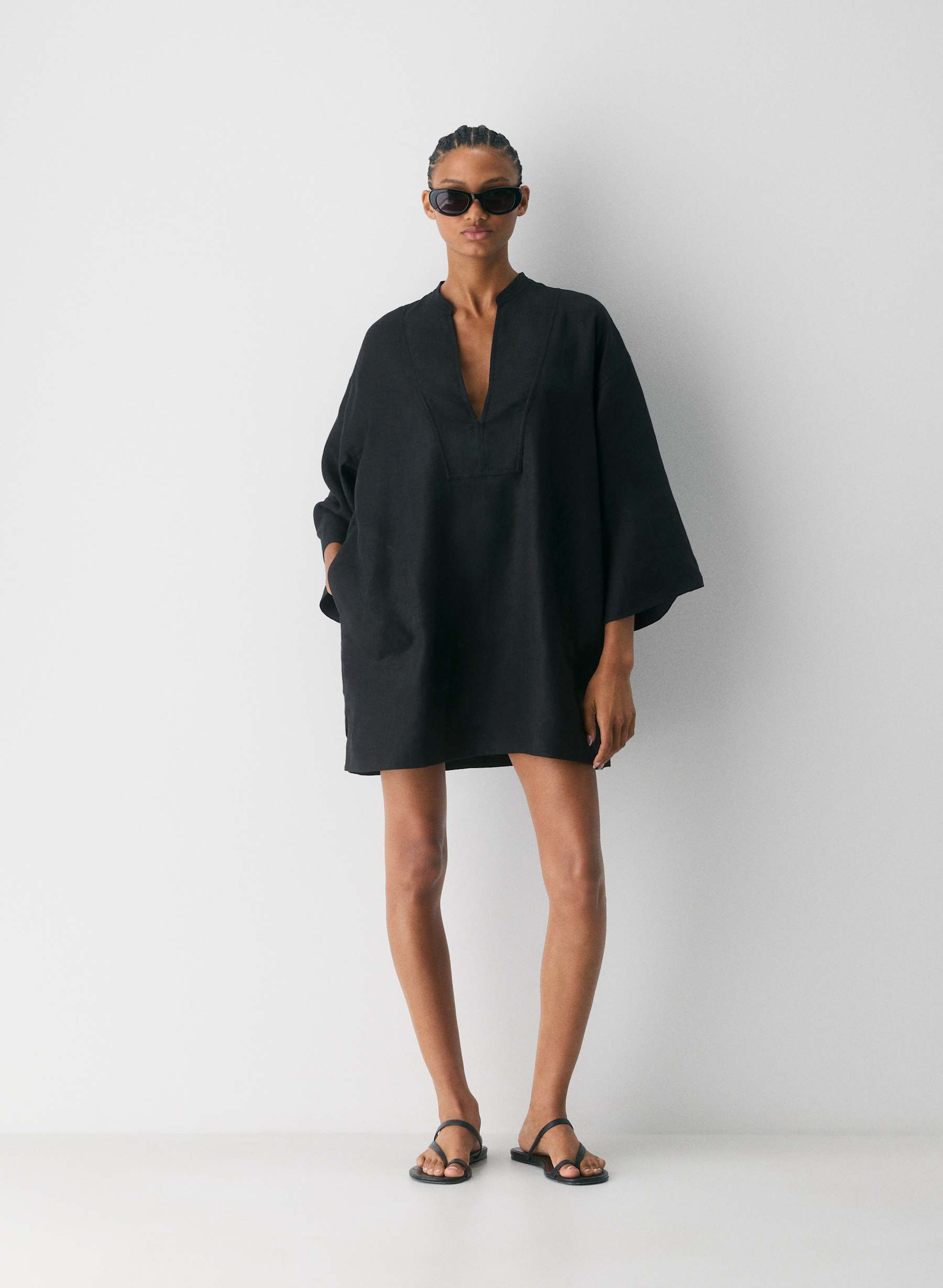 Little Moon Amphora Linen Dress — photo 1