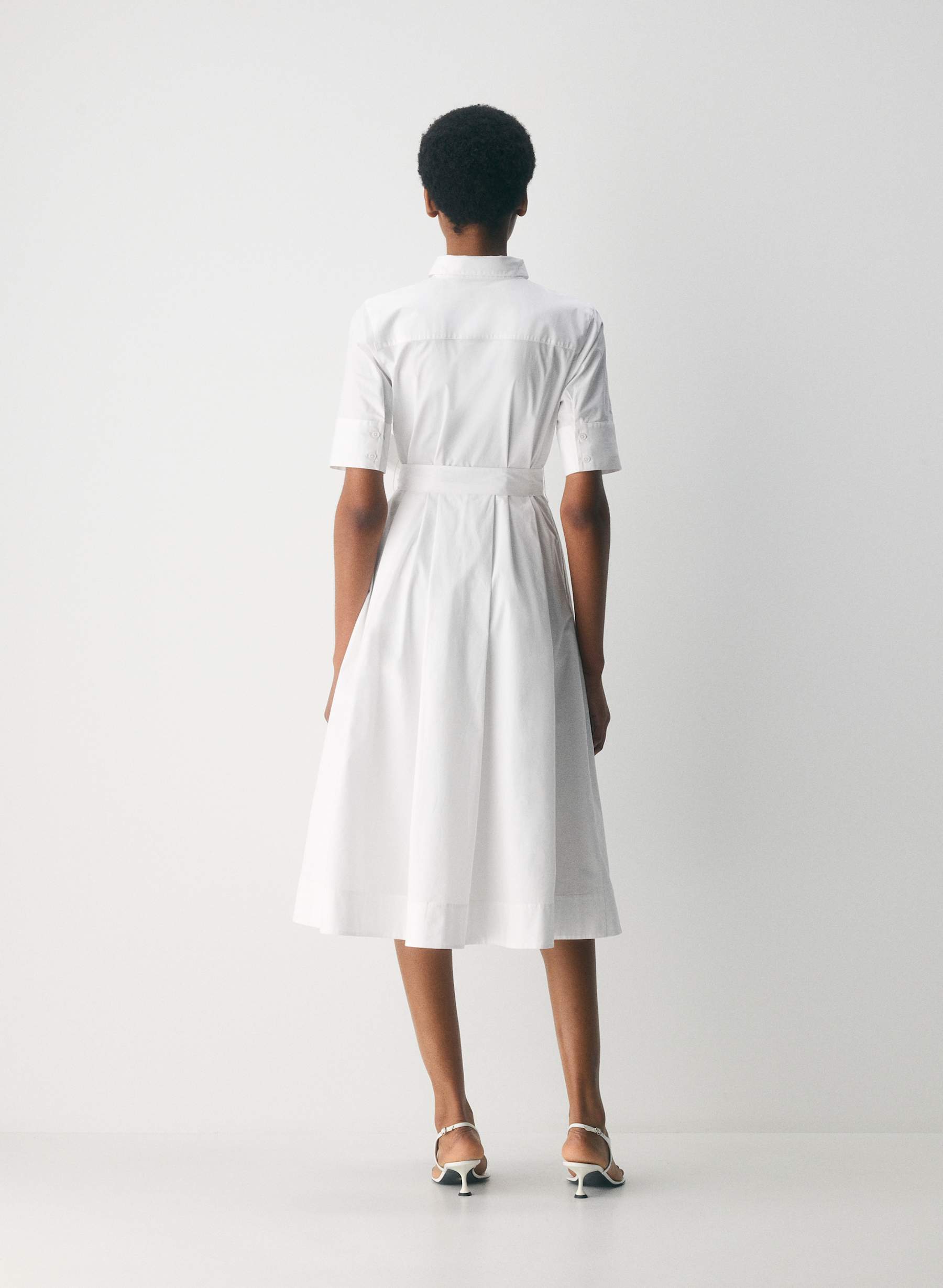 Babaton Fresno Poplin Dress — photo 5