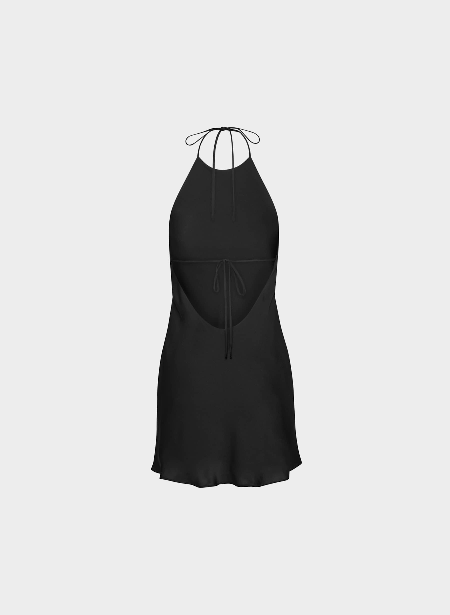 Ten Euphoria Satin Halter Dress — photo 8